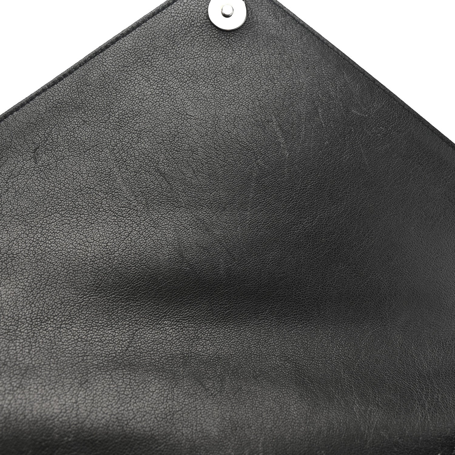 Sheepskin Matelasse Chevron Monogram Large College Satchel Black - Image 13