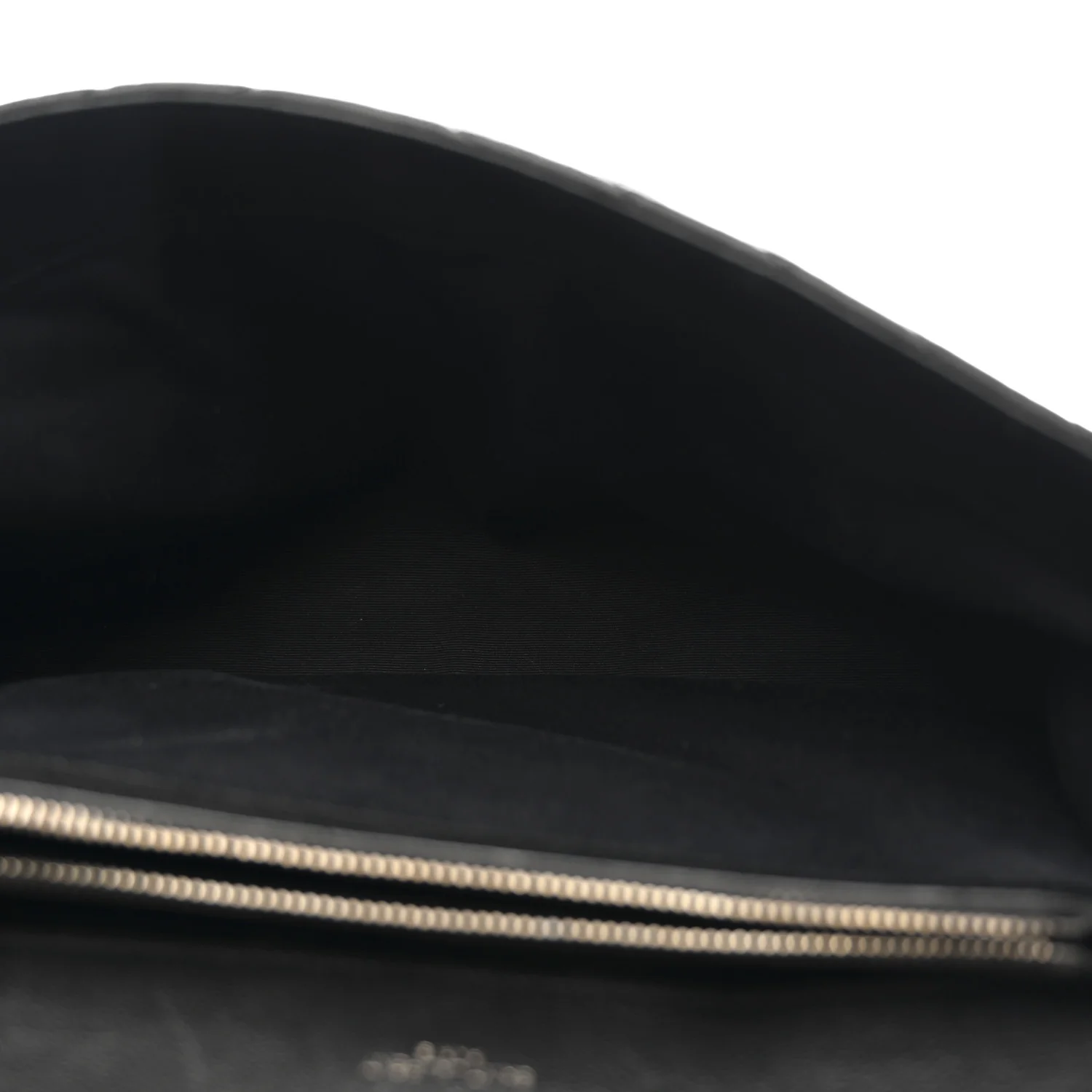 Sheepskin Matelasse Chevron Monogram Large College Satchel Black - Image 5