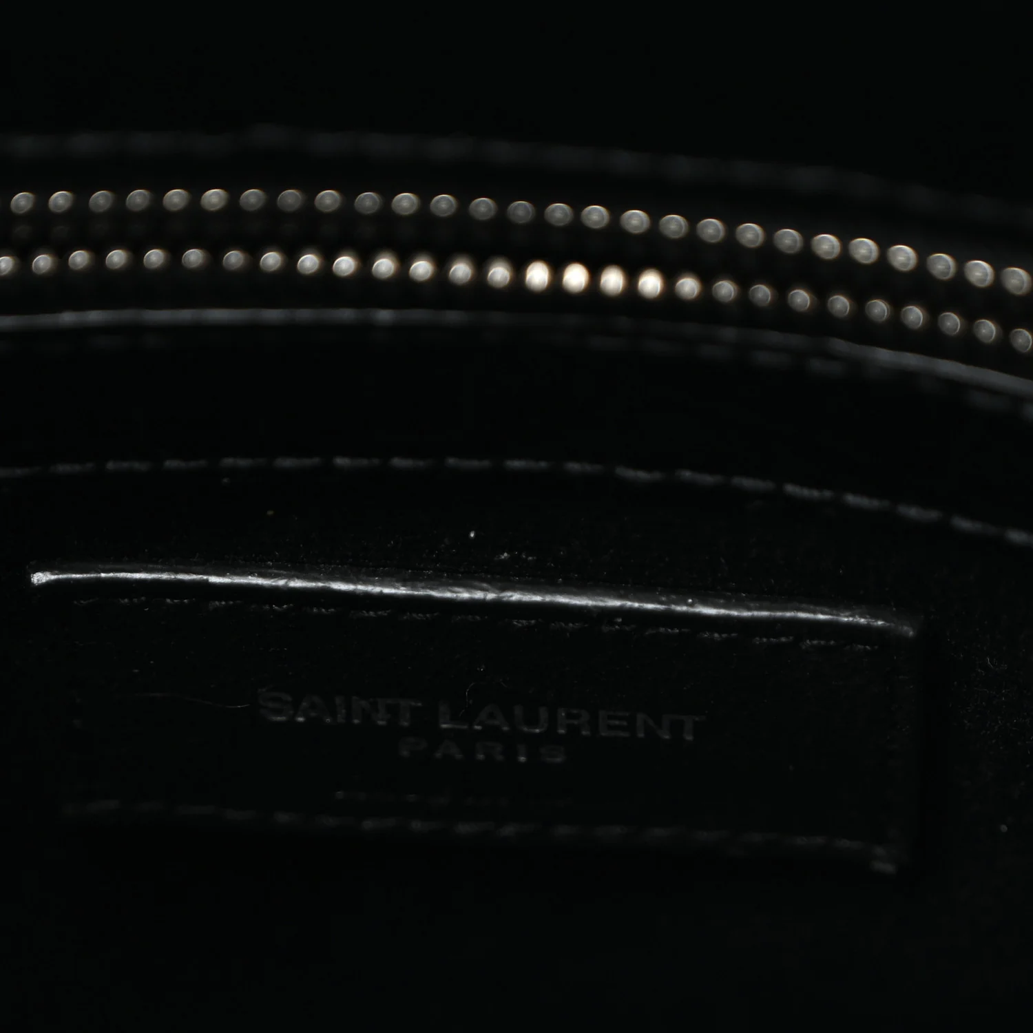 Shiny Calfskin Crocodile Embossed Small Manhattan Shopper Tote Black - Image 6