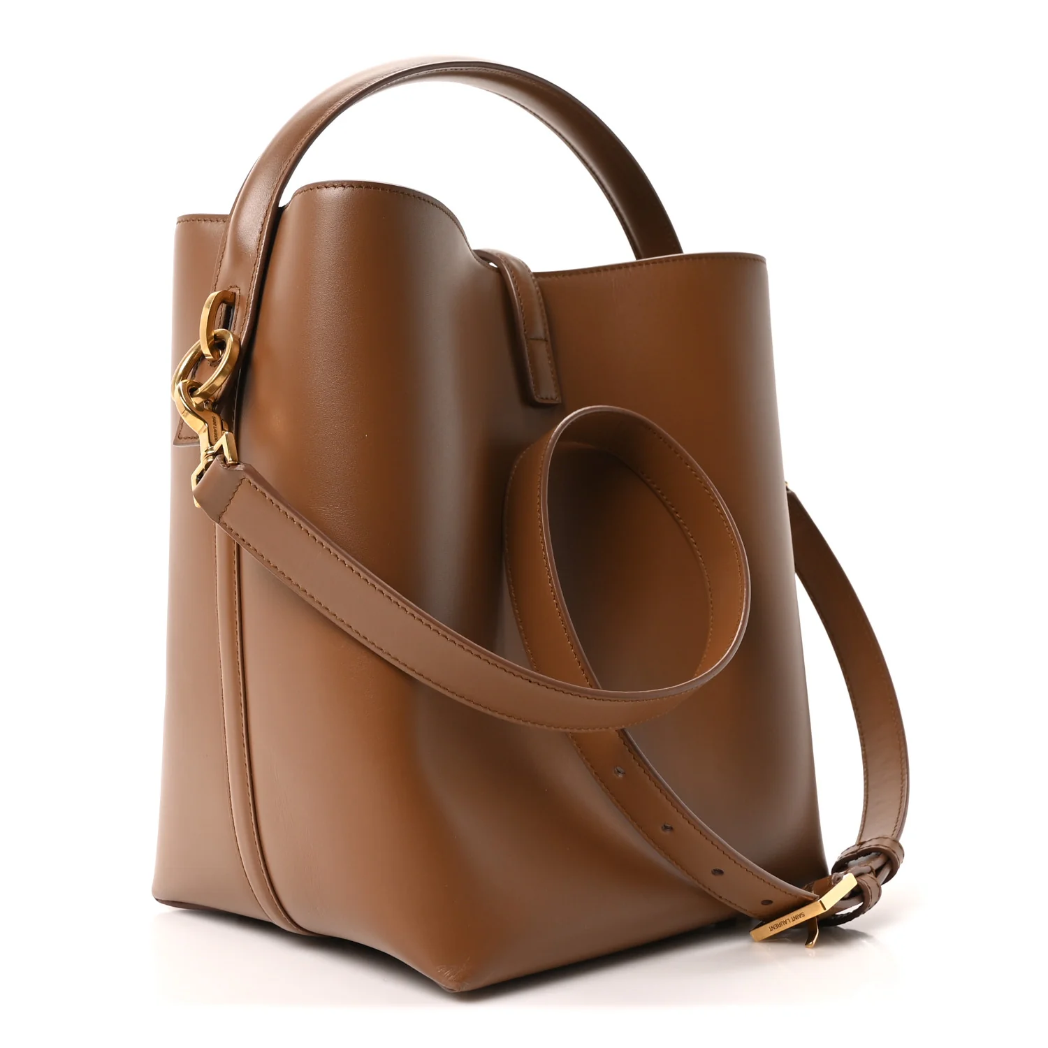 Shiny Calfskin Le 37 Bucket Bag Fox - Image 4