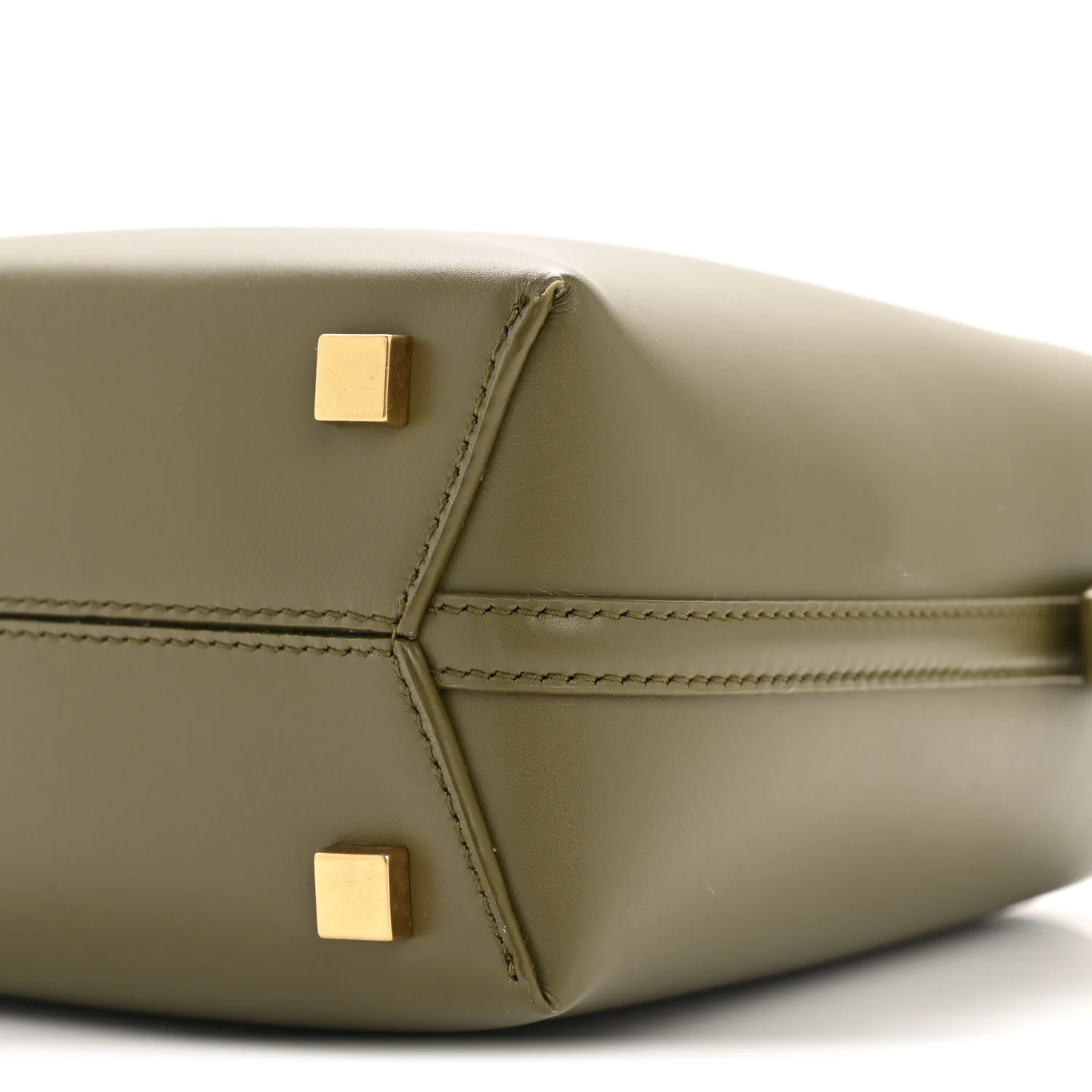 Shiny Calfskin Le 37 Mini Bucket Bag Strong Moss - Image 10