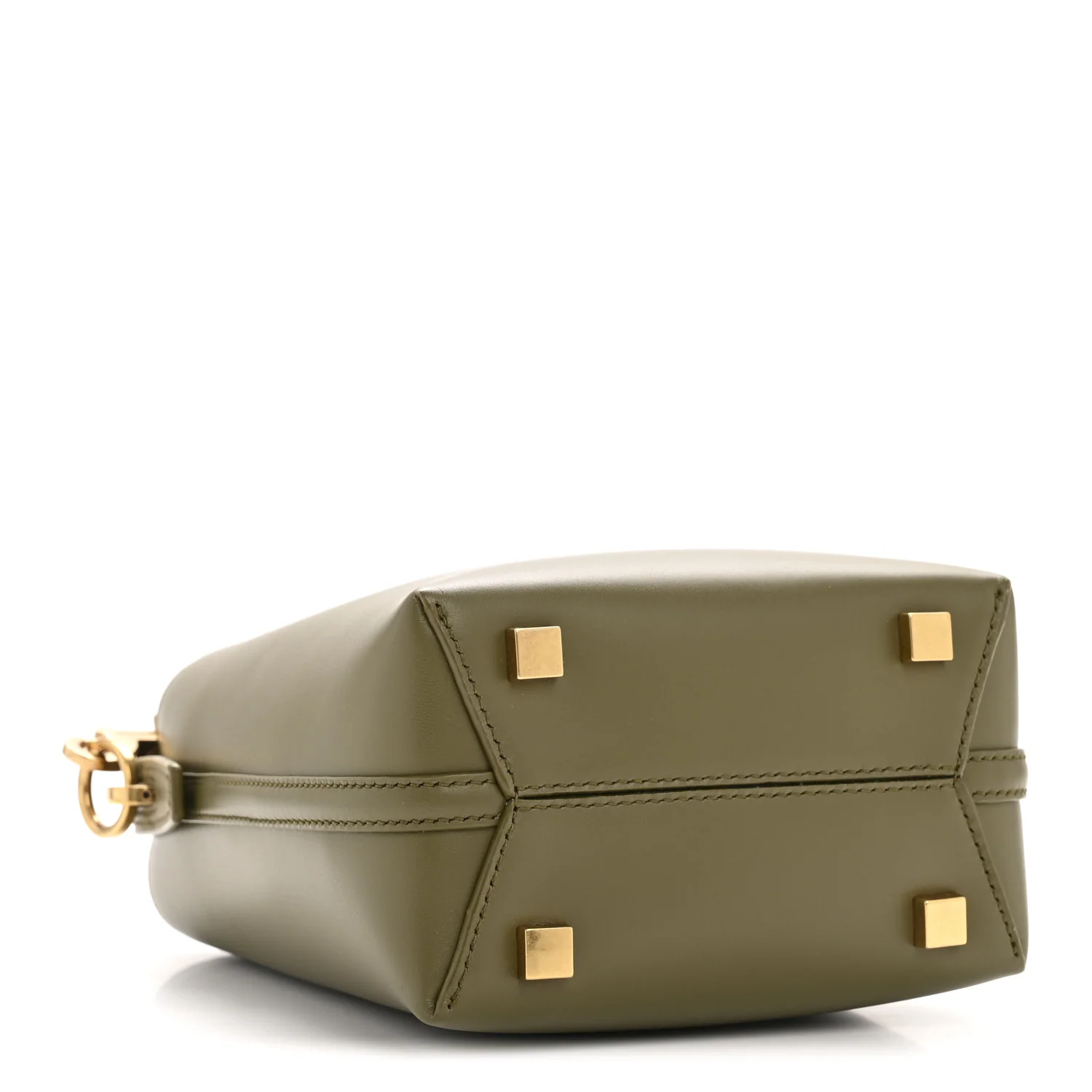 Shiny Calfskin Le 37 Mini Bucket Bag Strong Moss - Image 4