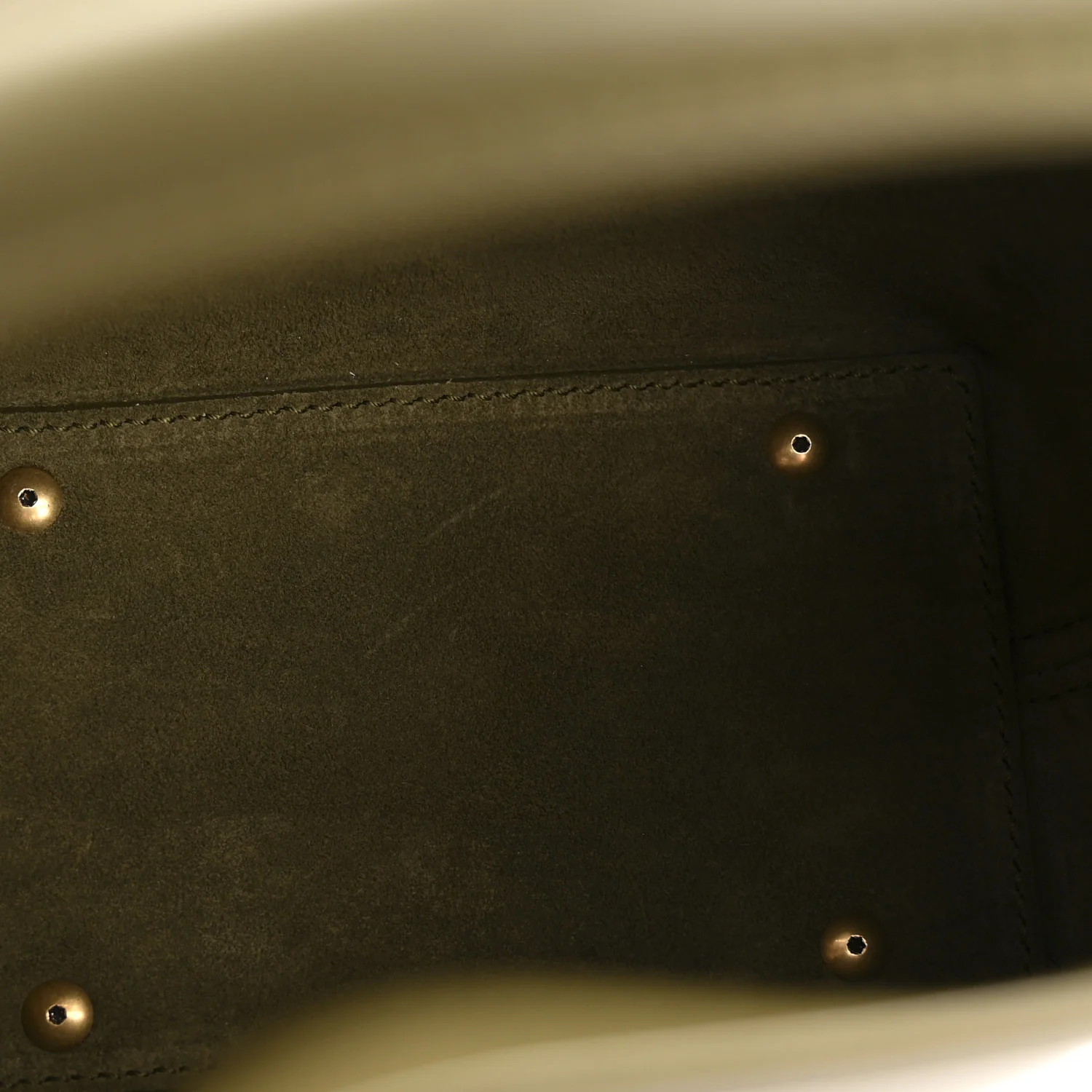 Shiny Calfskin Le 37 Mini Bucket Bag Strong Moss - Image 5