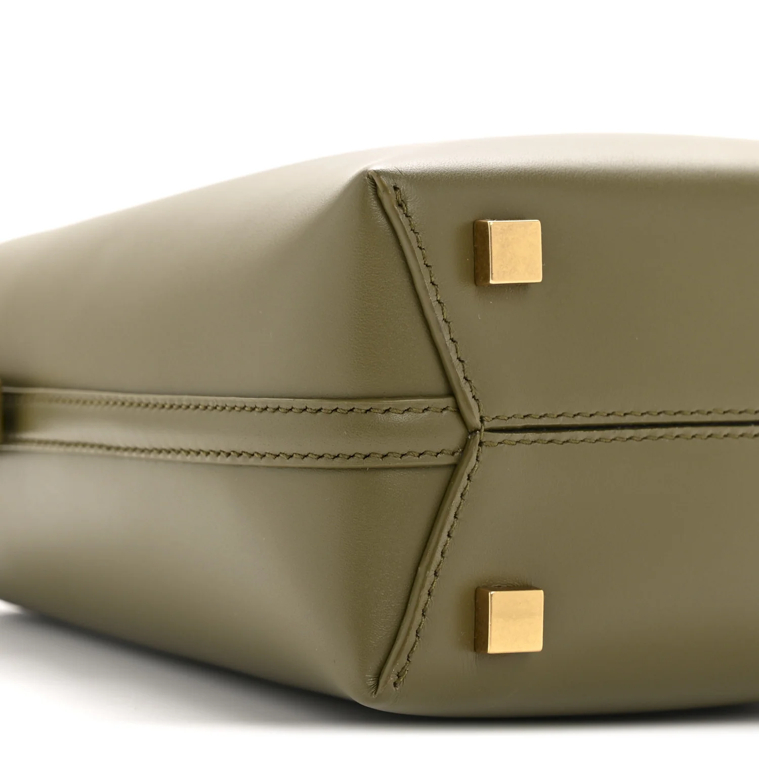 Shiny Calfskin Le 37 Mini Bucket Bag Strong Moss - Image 9