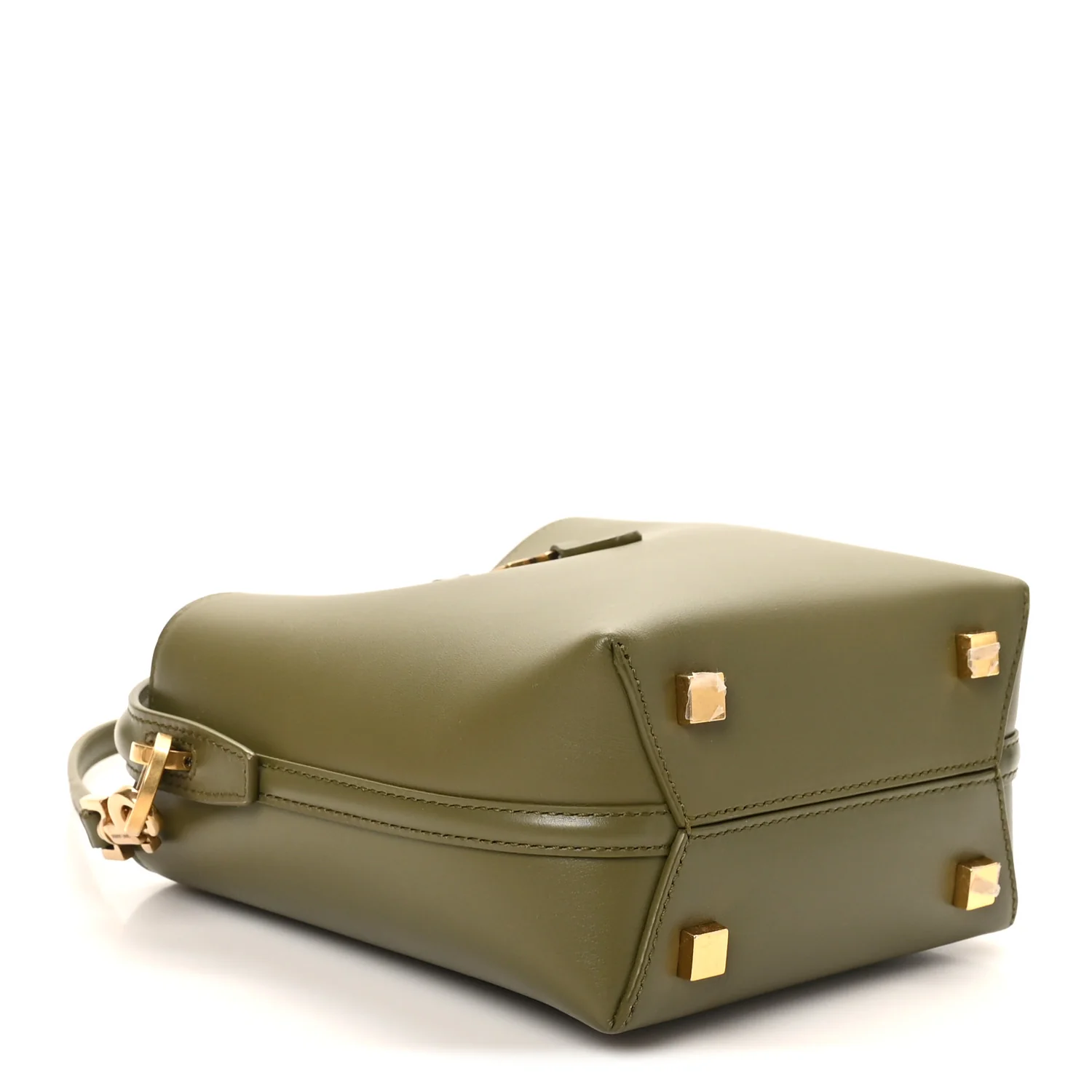 Shiny Calfskin Le 37 Mini Bucket Bag Strong Moss - Image 4