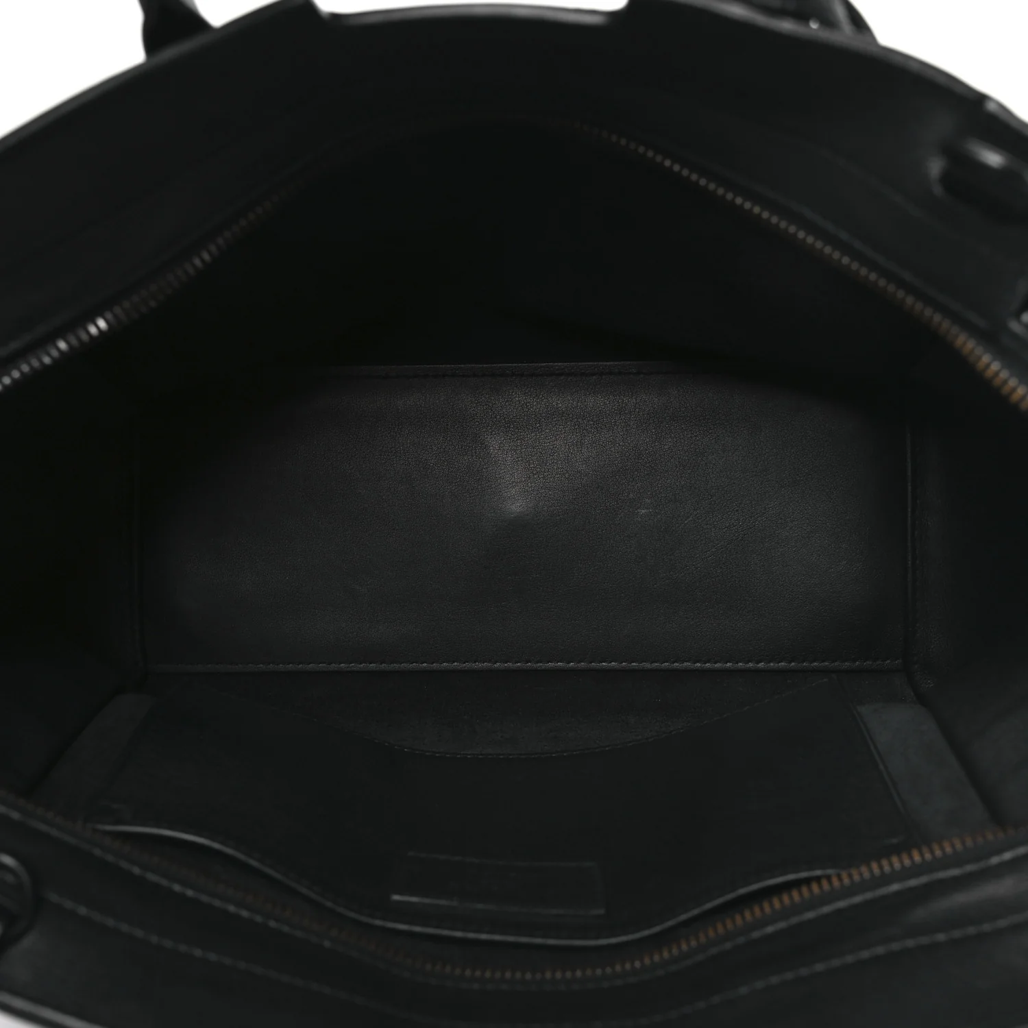 Smooth Calfskin Crocodile Embossed Baby Monogram Downtown Cabas Black - Image 5