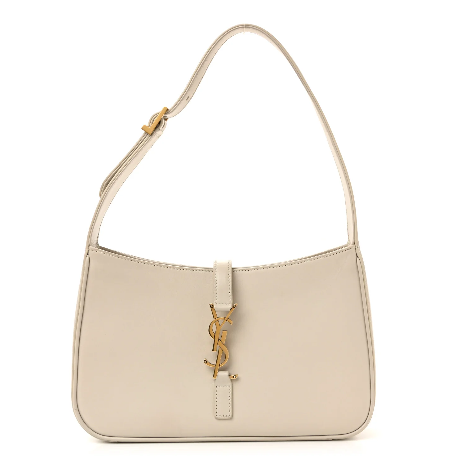 Smooth Calfskin Le 5 A 7 Hobo Blanc Vintage