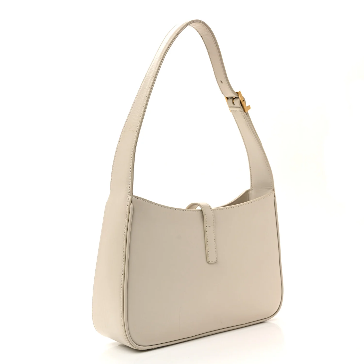 Smooth Calfskin Le 5 A 7 Hobo Blanc Vintage - Image 3
