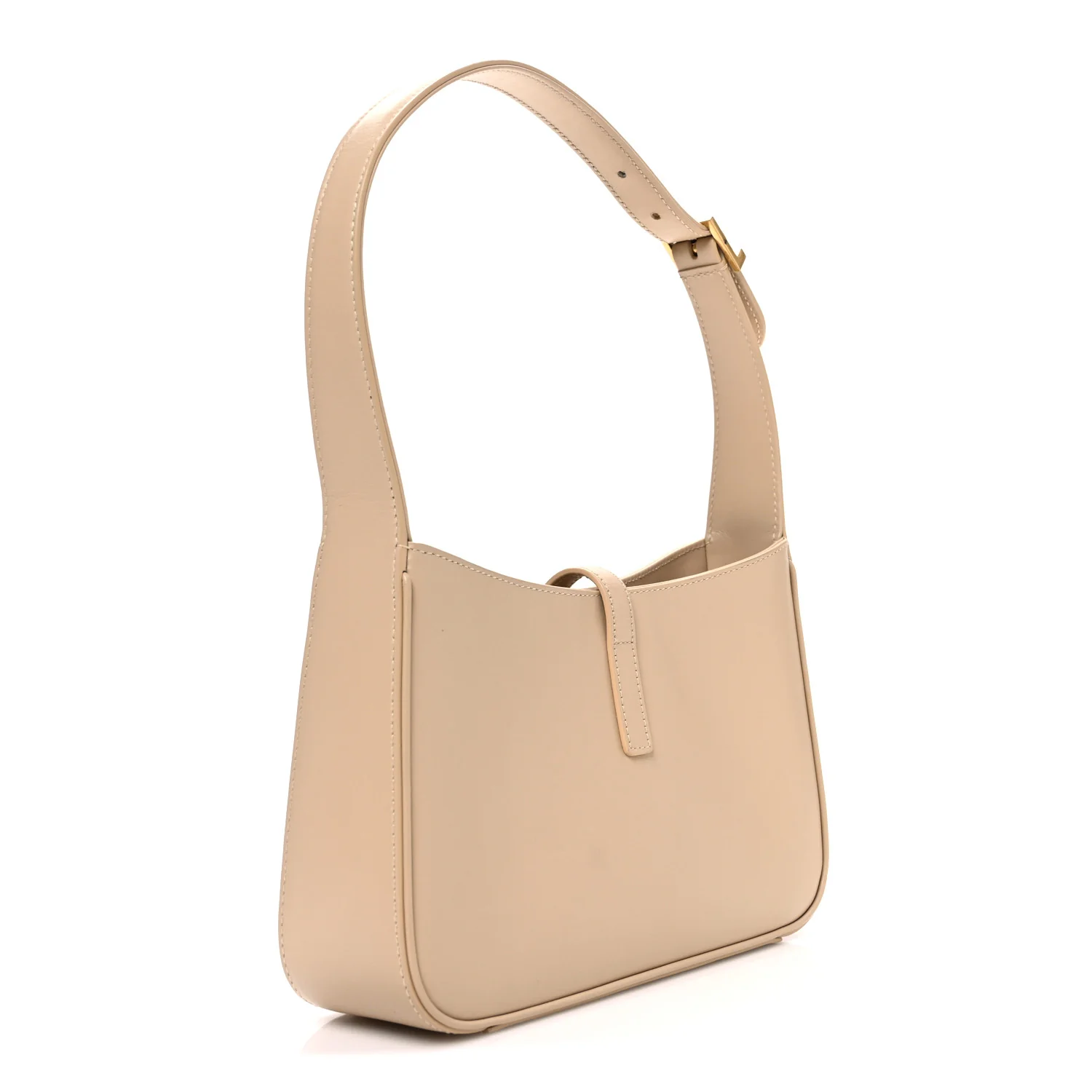 Smooth Calfskin Le 5 A 7 Hobo Dark Beige - Image 3