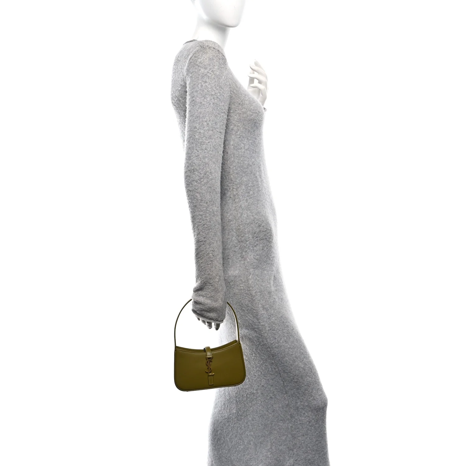 Smooth Calfskin Le 5 A 7 Hobo Mini Olive Drab - Image 2