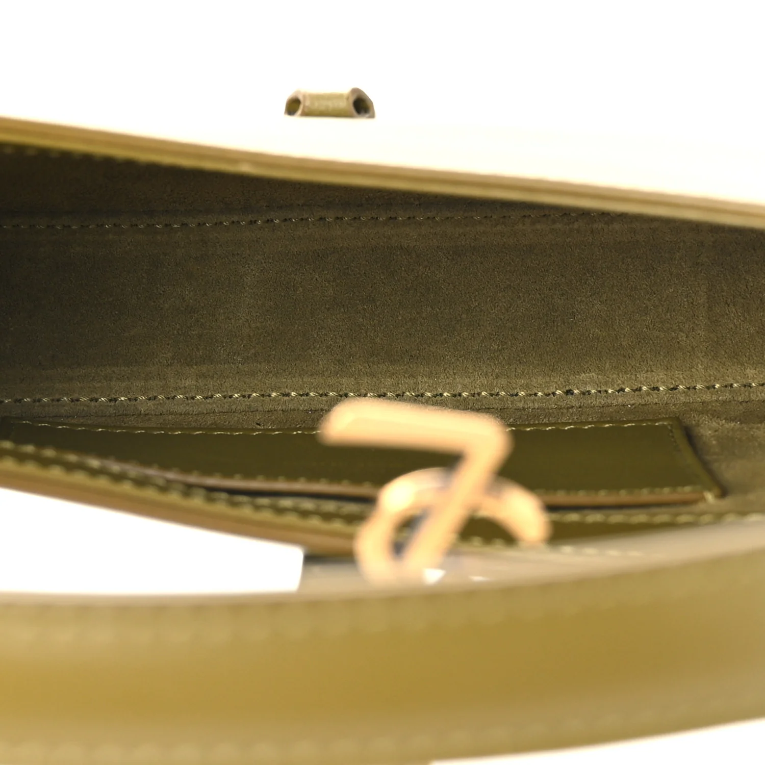 Smooth Calfskin Le 5 A 7 Hobo Mini Olive Drab - Image 5