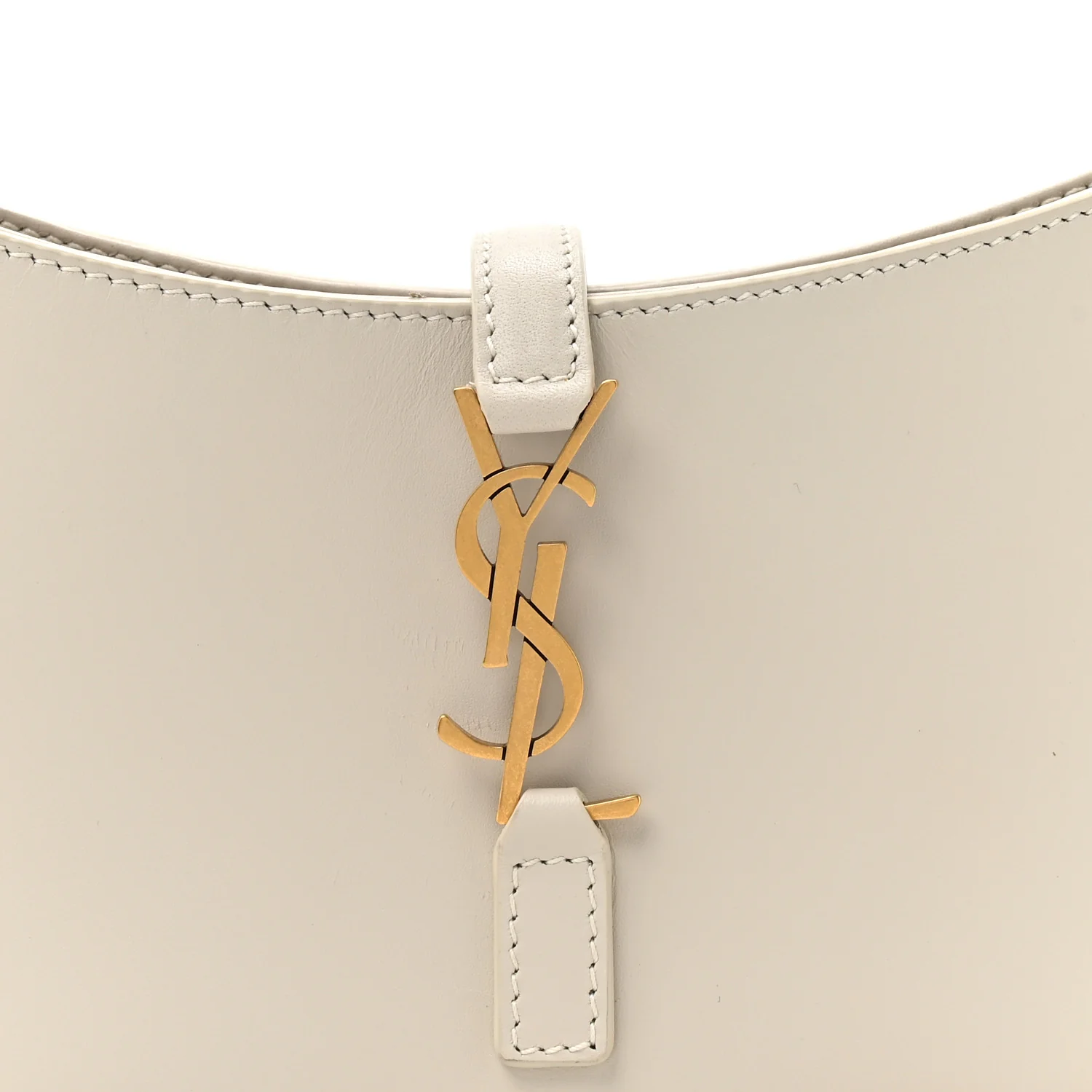 Smooth Calfskin Le 5 A 7 Mini Hobo Blanc Vintage - Image 14