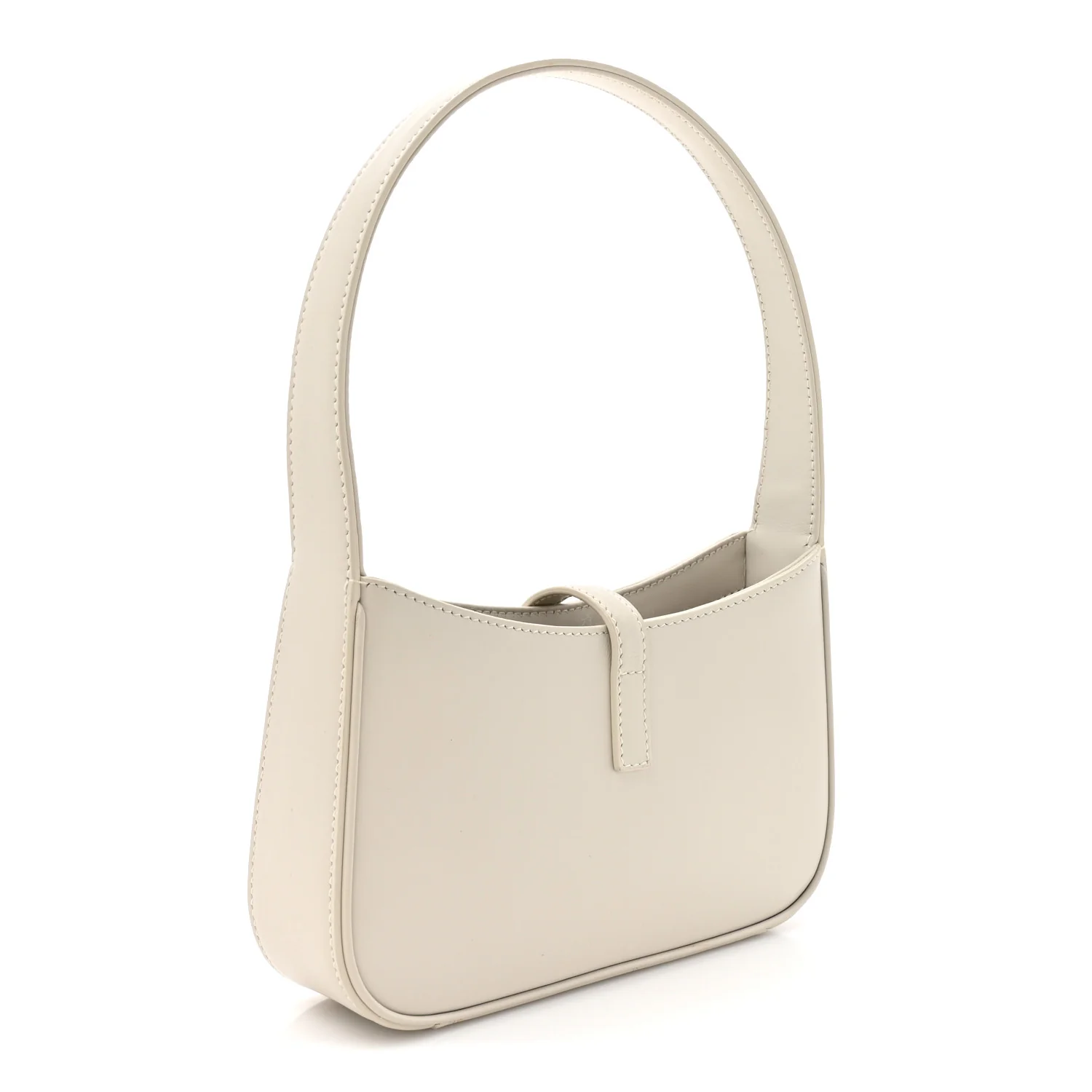 Smooth Calfskin Le 5 A 7 Mini Hobo Blanc Vintage - Image 4