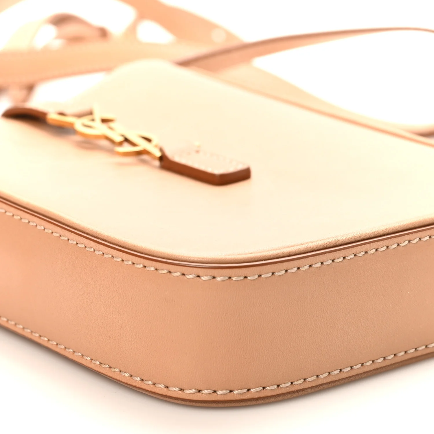 Smooth Calfskin Le 5 A 7 Vertical Hobo Brown Gold - Image 8