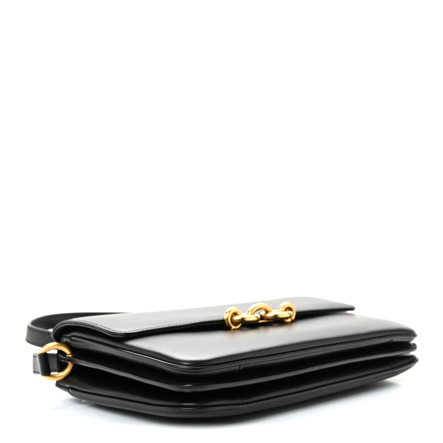 Smooth Calfskin Le Maillon Satchel Black - Image 4
