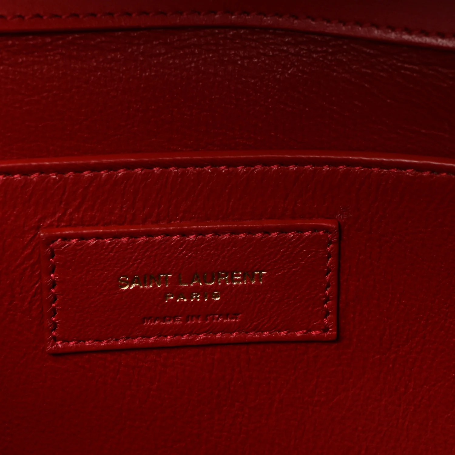 Smooth Calfskin Manhattan Shoulder Bag Rouge Eros - Image 10