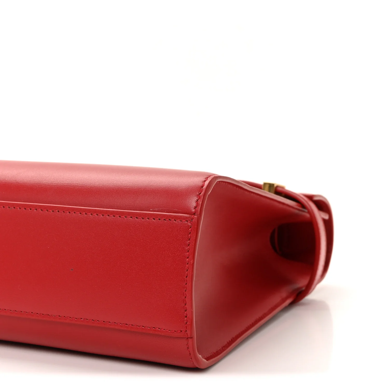 Smooth Calfskin Manhattan Shoulder Bag Rouge Eros - Image 17