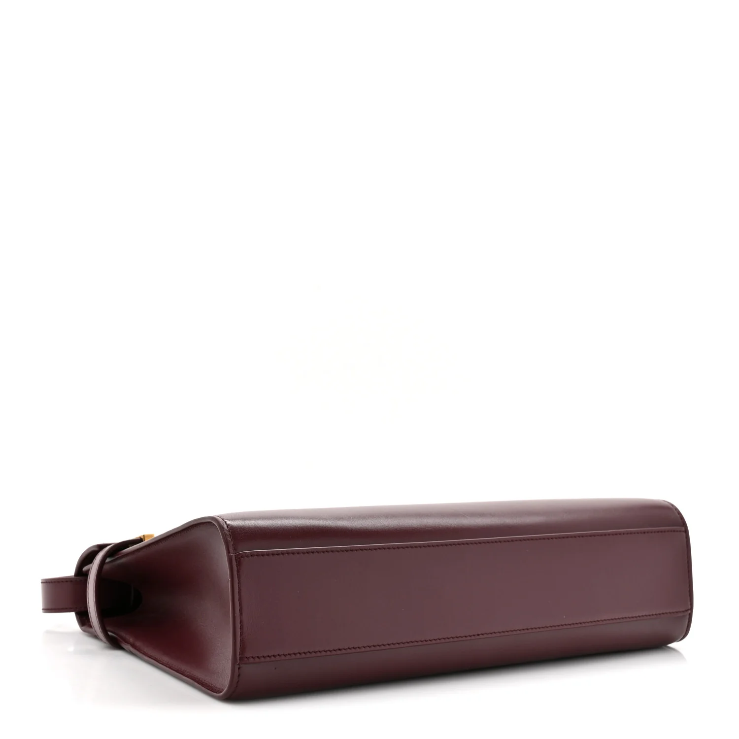 Smooth Calfskin Manhattan Shoulder Bag Rouge Legion - Image 4