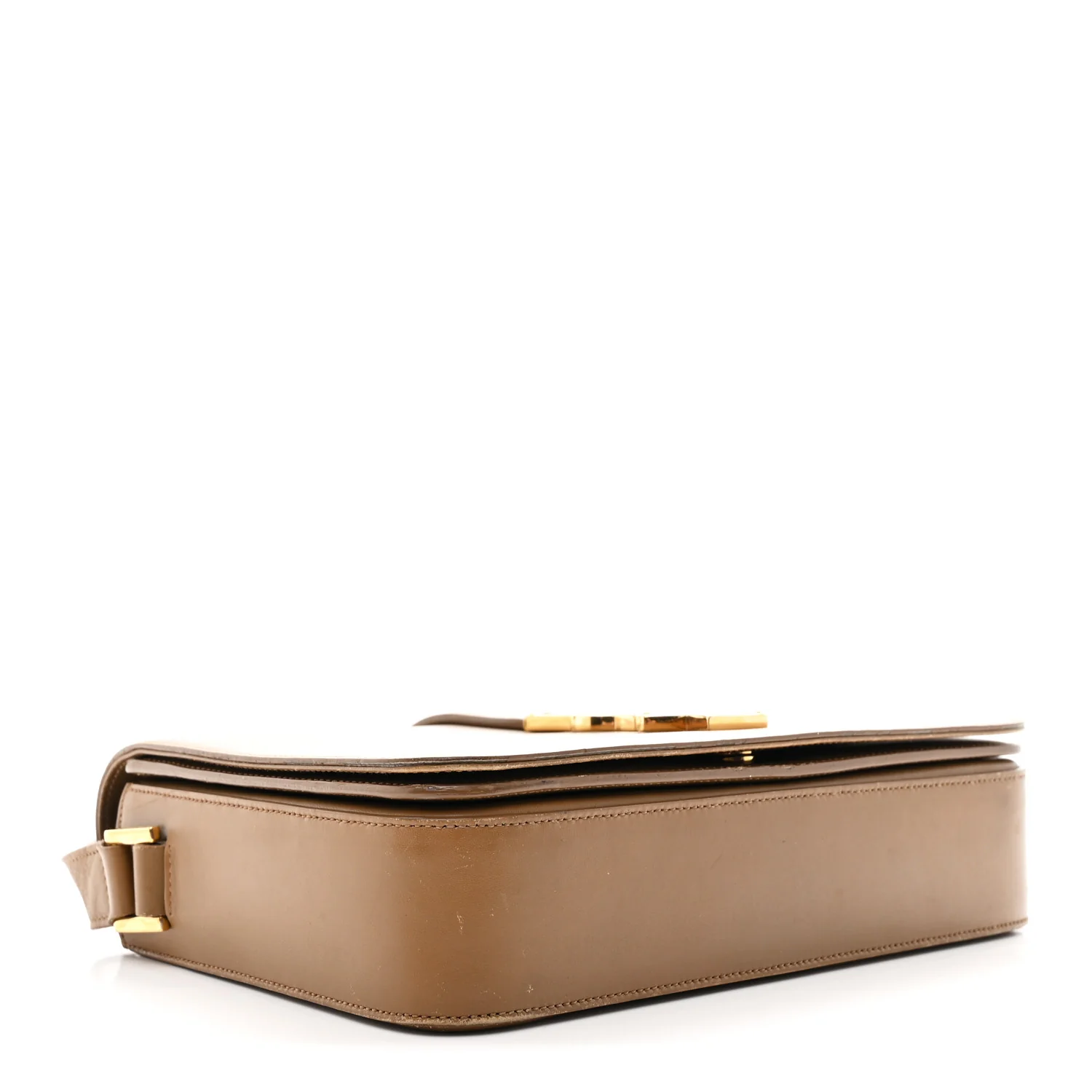 Smooth Calfskin Medium Classic Monogram Universite Bag Dark Beige - Image 4