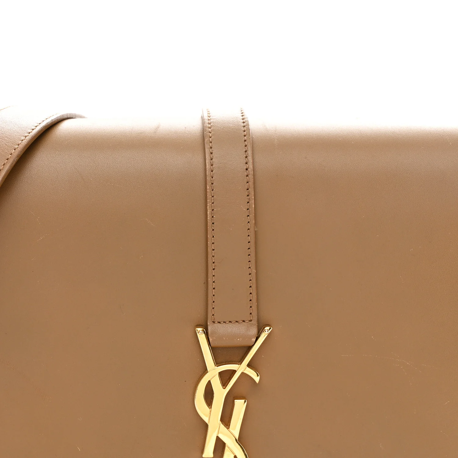 Smooth Calfskin Medium Classic Monogram Universite Bag Dark Beige - Image 7