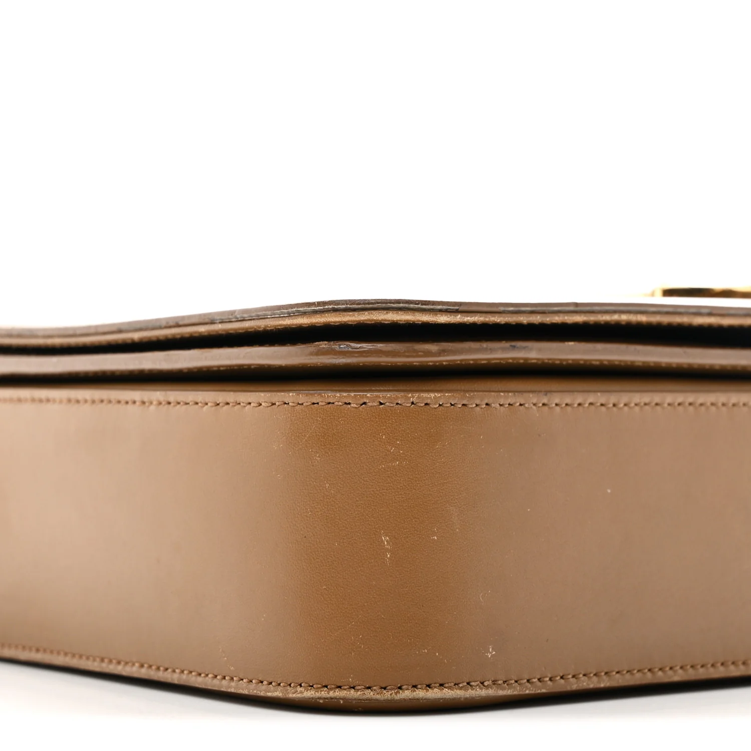 Smooth Calfskin Medium Classic Monogram Universite Bag Dark Beige - Image 8