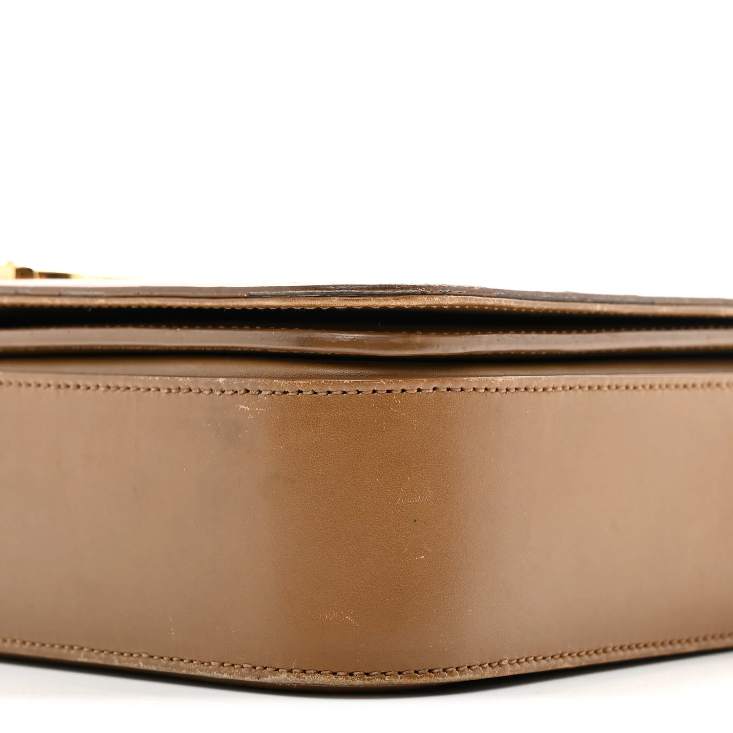 Smooth Calfskin Medium Classic Monogram Universite Bag Dark Beige - Image 9