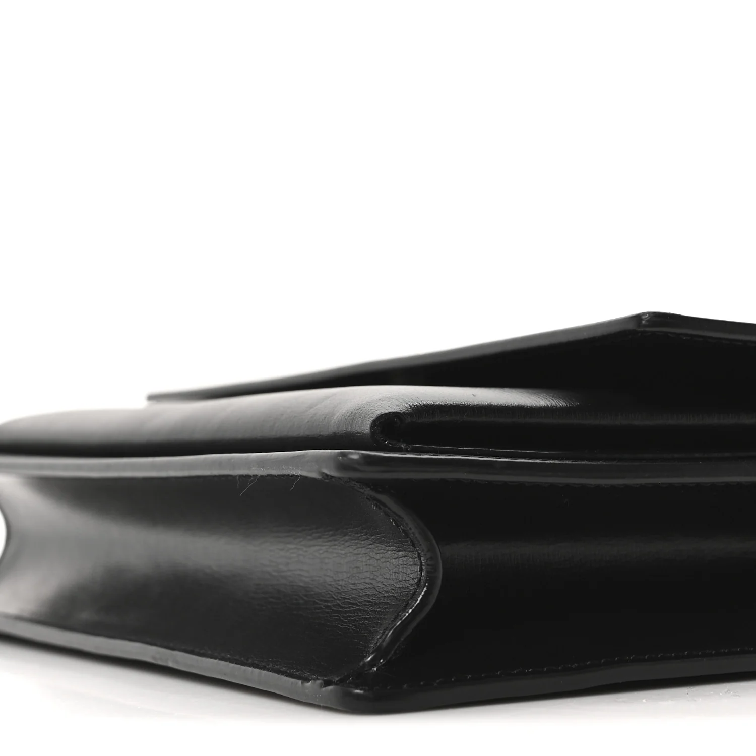 Smooth Calfskin Medium Monogram Sunset Satchel Black - Image 10