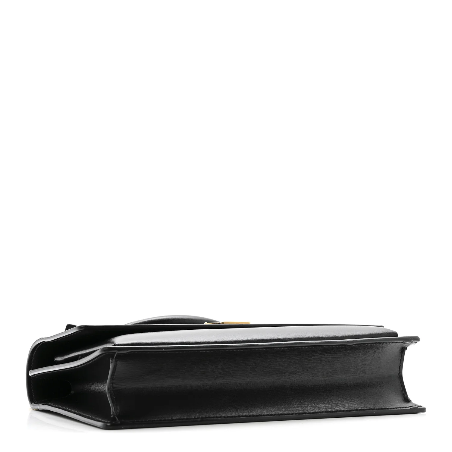 Smooth Calfskin Medium Monogram Sunset Satchel Black - Image 4