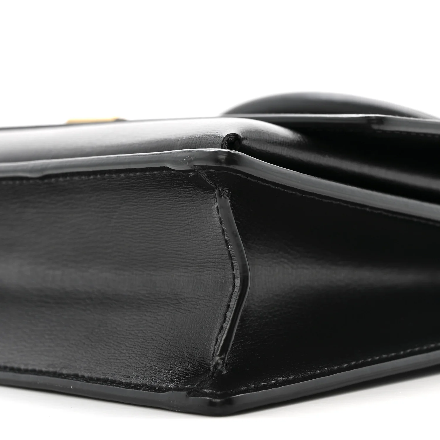 Smooth Calfskin Medium Monogram Sunset Satchel Black - Image 9