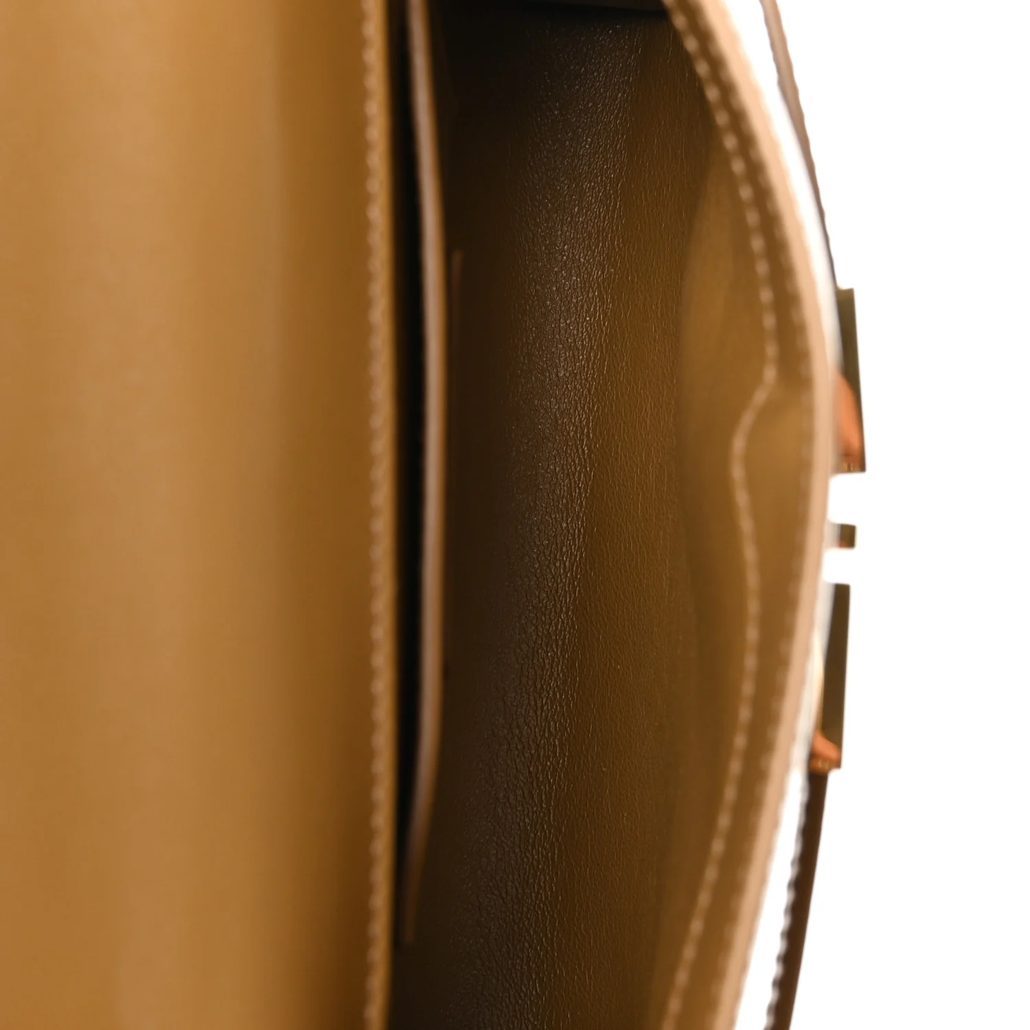 Smooth Calfskin Mini Manhattan Shoulder Bag Tabac Brown - Image 5