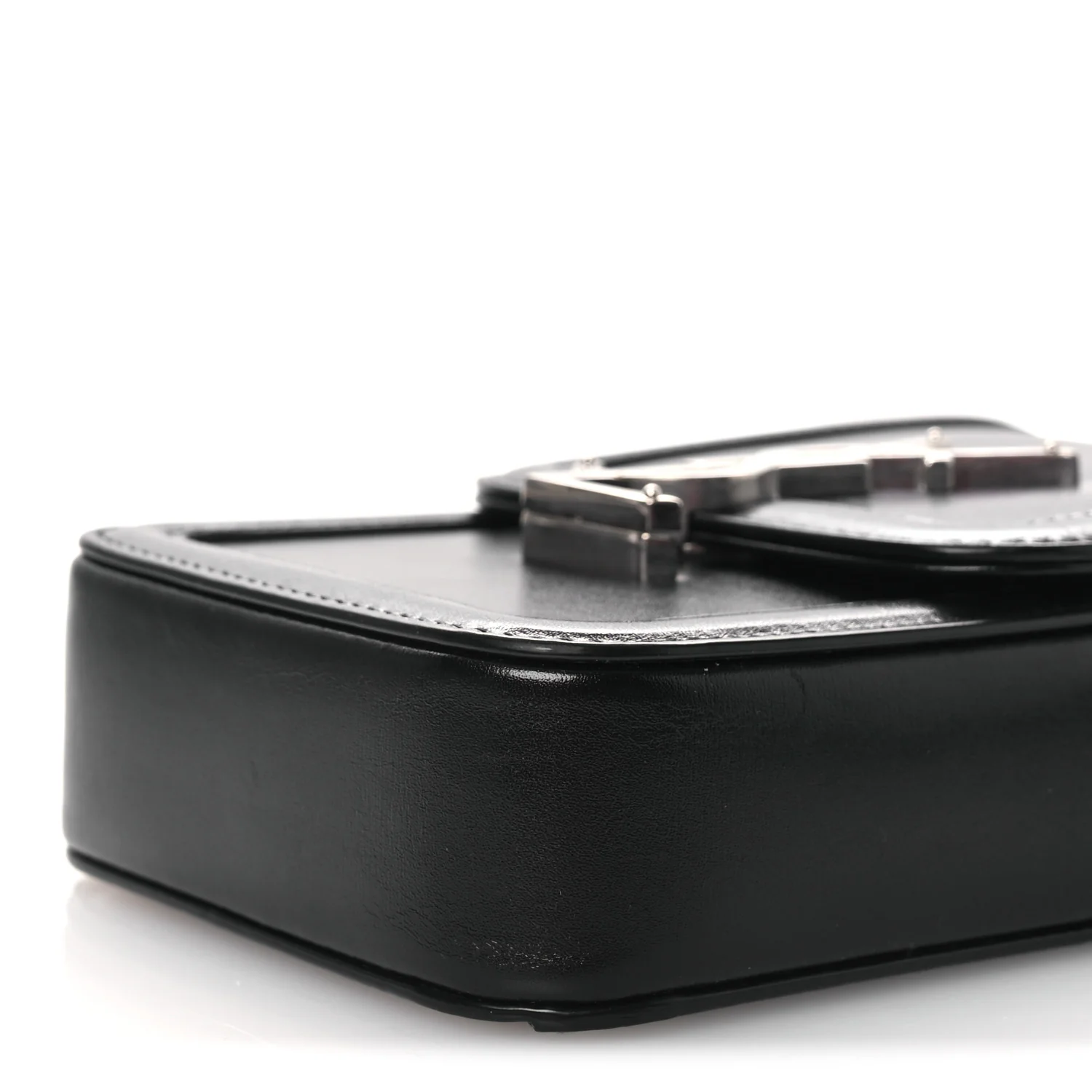 Smooth Calfskin Mini Solferino Satchel Black - Image 10