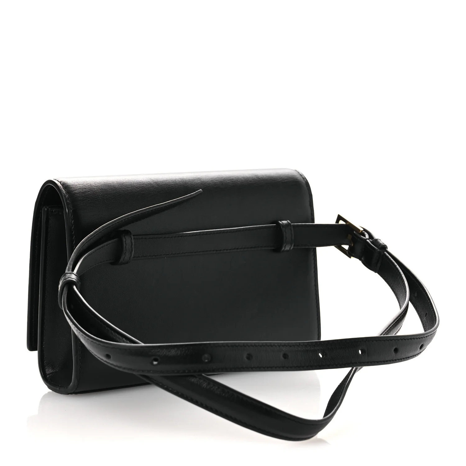 Smooth Calfskin Monogram Kate Belt Bag Black - Image 3