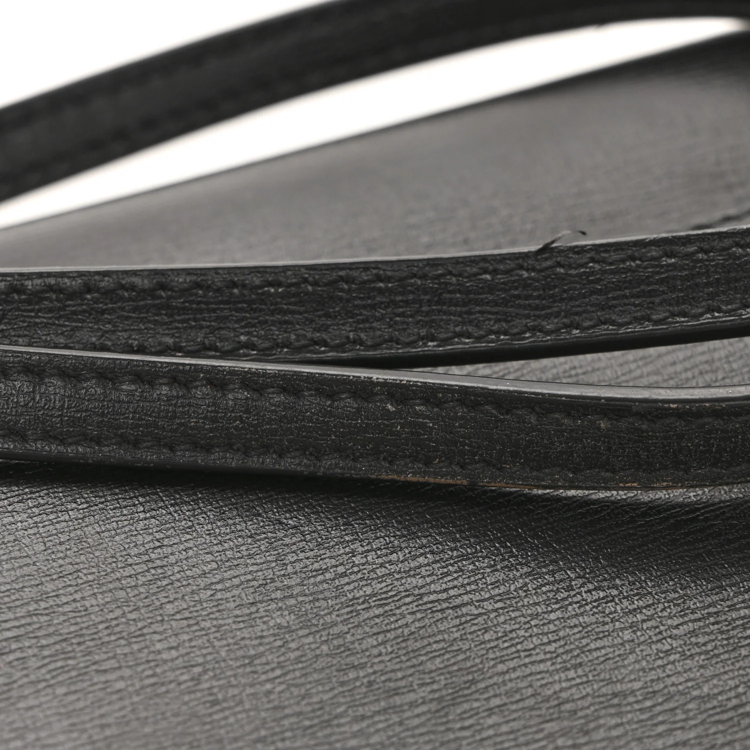 Smooth Calfskin Monogram Phone Holder Crossbody Black - Image 13