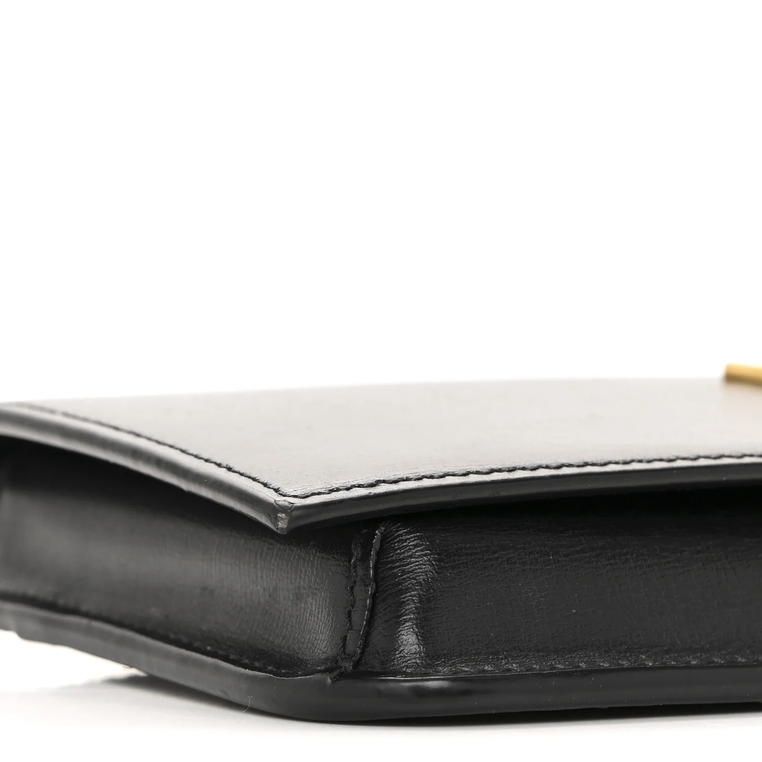 Smooth Calfskin Monogram Phone Holder Crossbody Black - Image 9