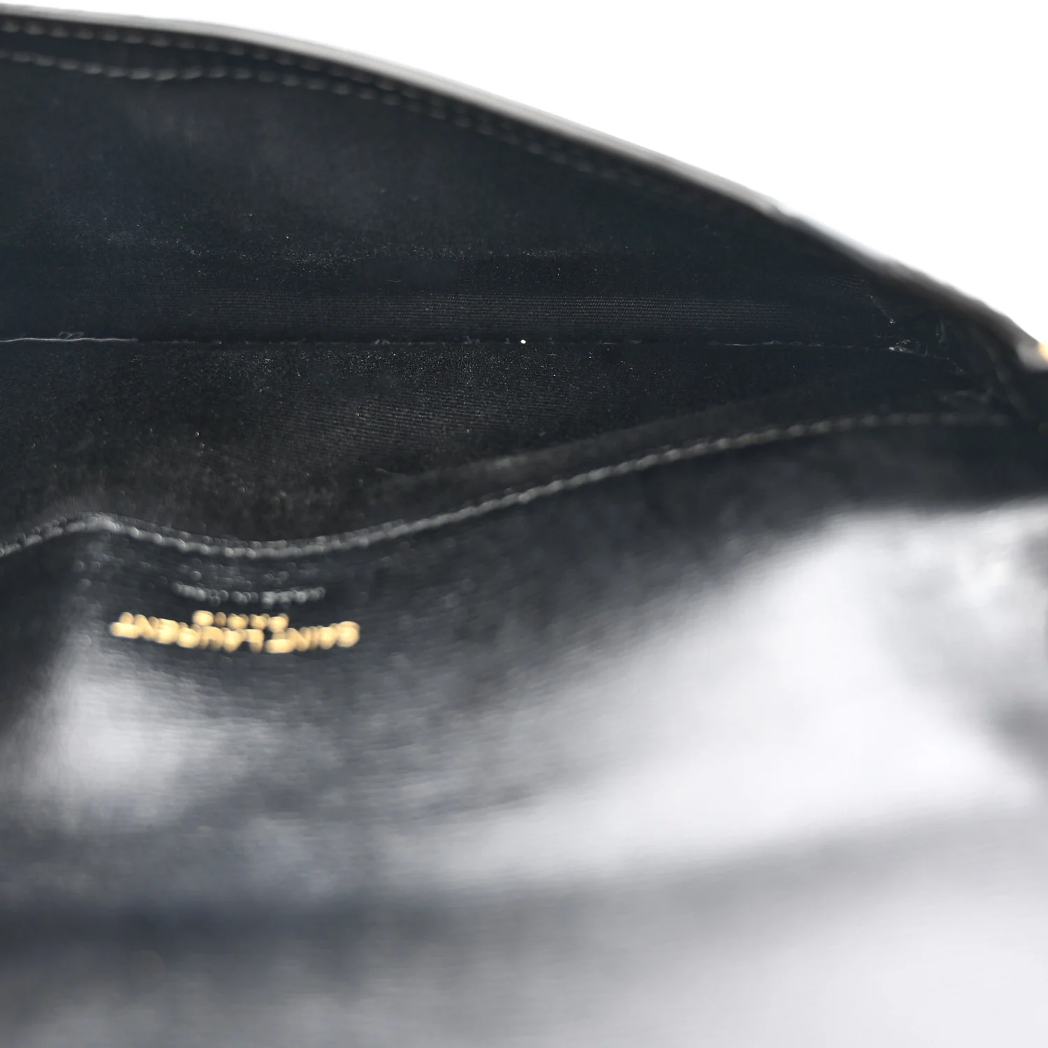 Smooth Calfskin Monogram Phone Holder Crossbody Black - Image 5