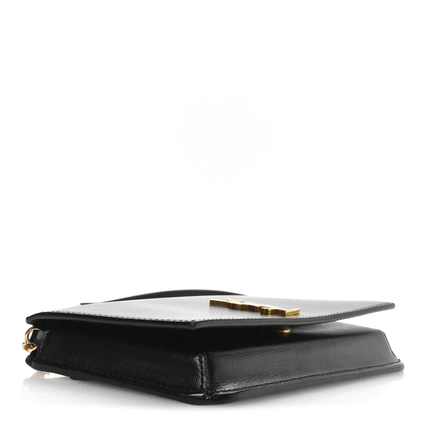 Smooth Calfskin Monogram Phone Holder Crossbody Black - Image 7