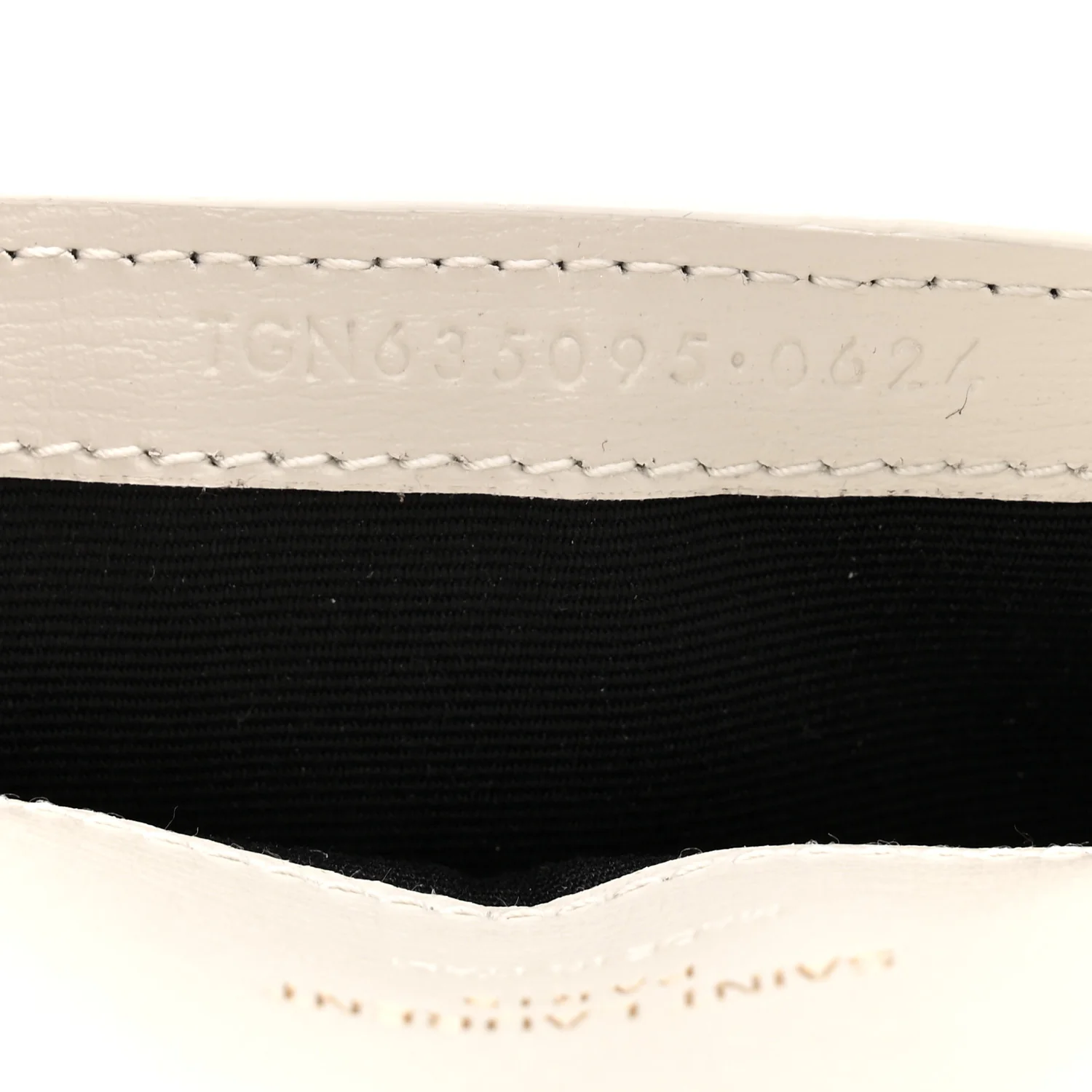 Smooth Calfskin Monogram Phone Holder Crossbody Crema Soft - Image 7