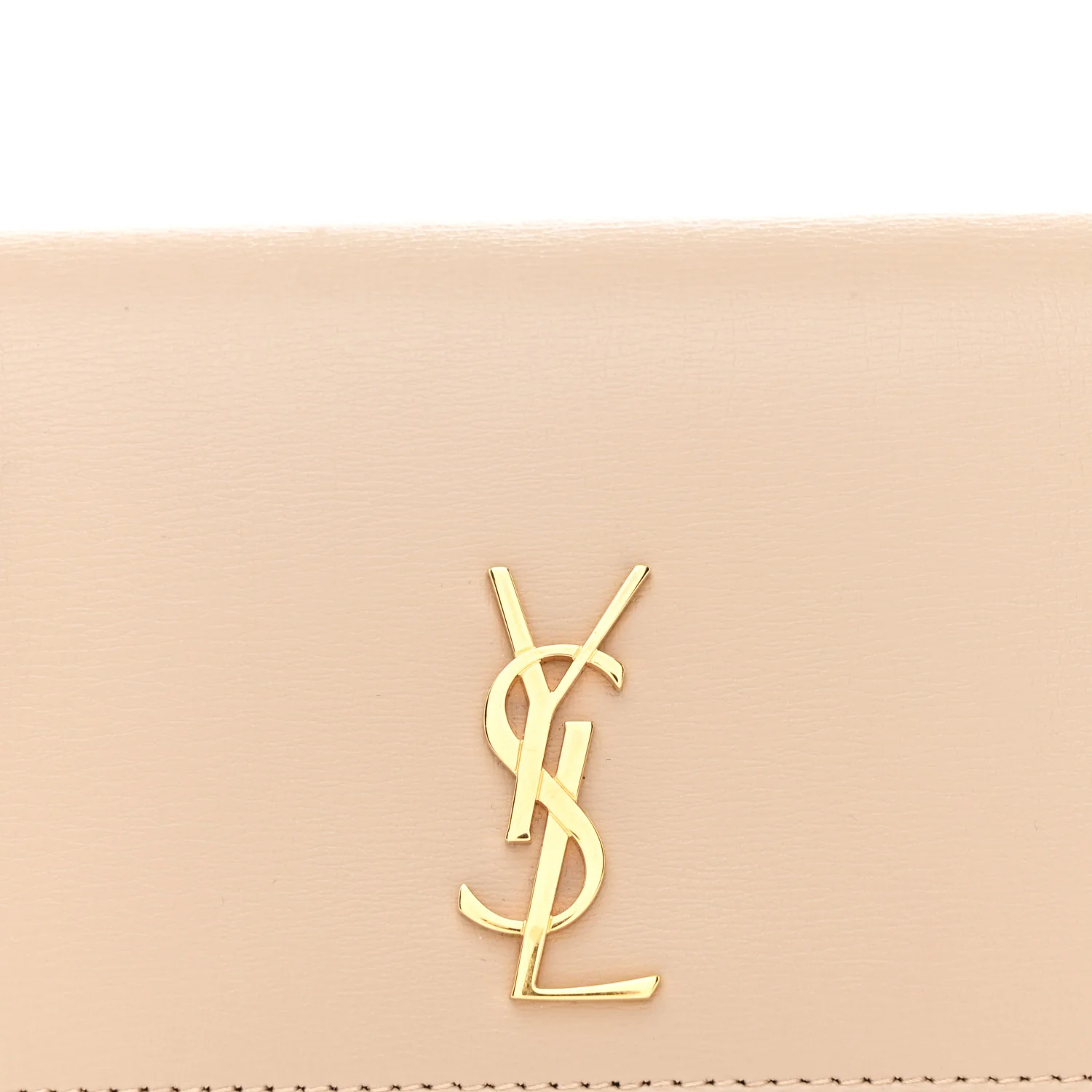 Smooth Calfskin Monogram Phone Holder Crossbody Dark Beige - Image 6