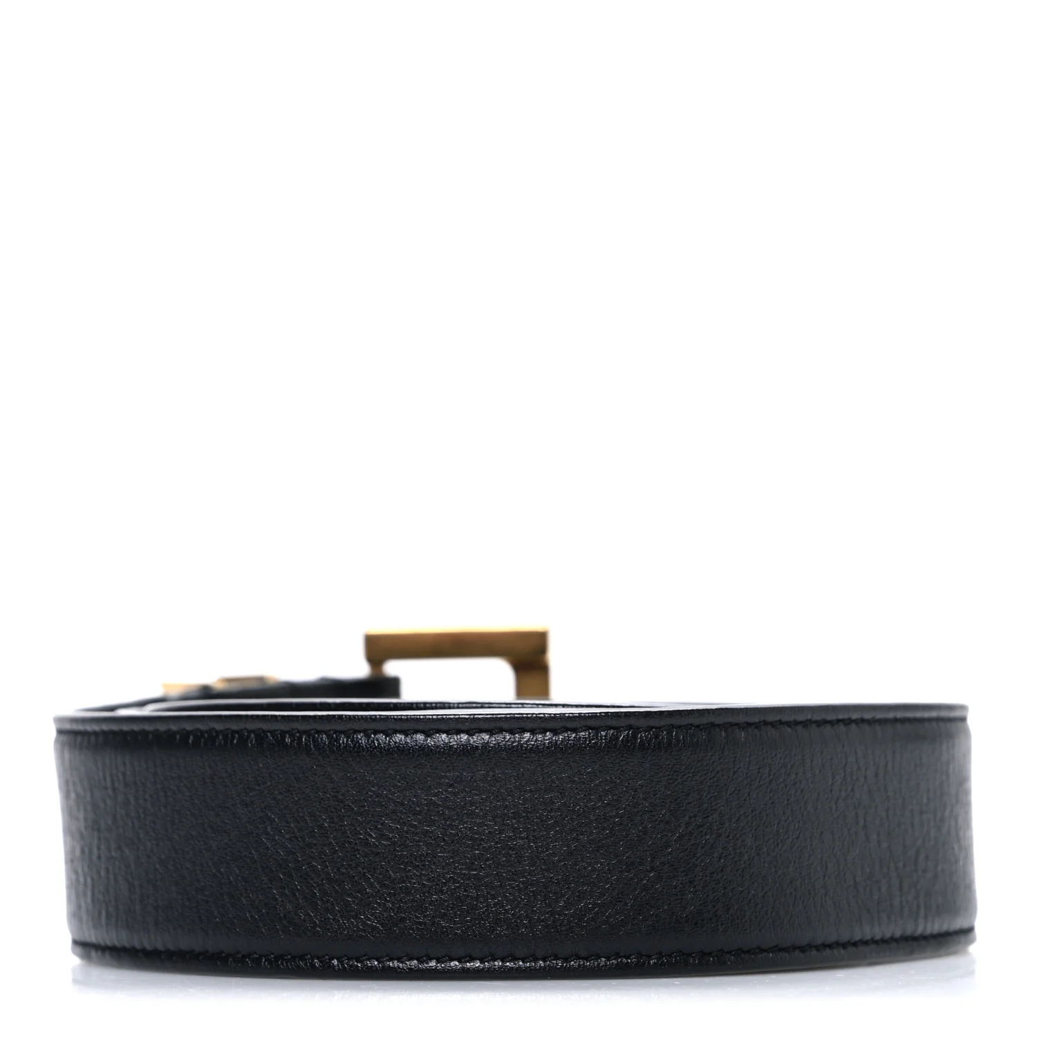 Smooth Calfskin Monogram Square Buckle 90 36 Belt Black - Image 2