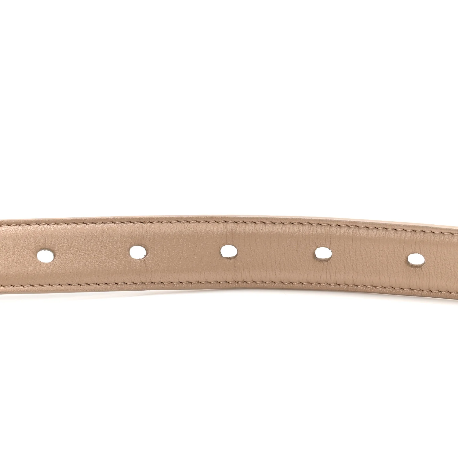 Smooth Calfskin Monogram Square Buckle Belt 80 32 Dark Beige - Image 3