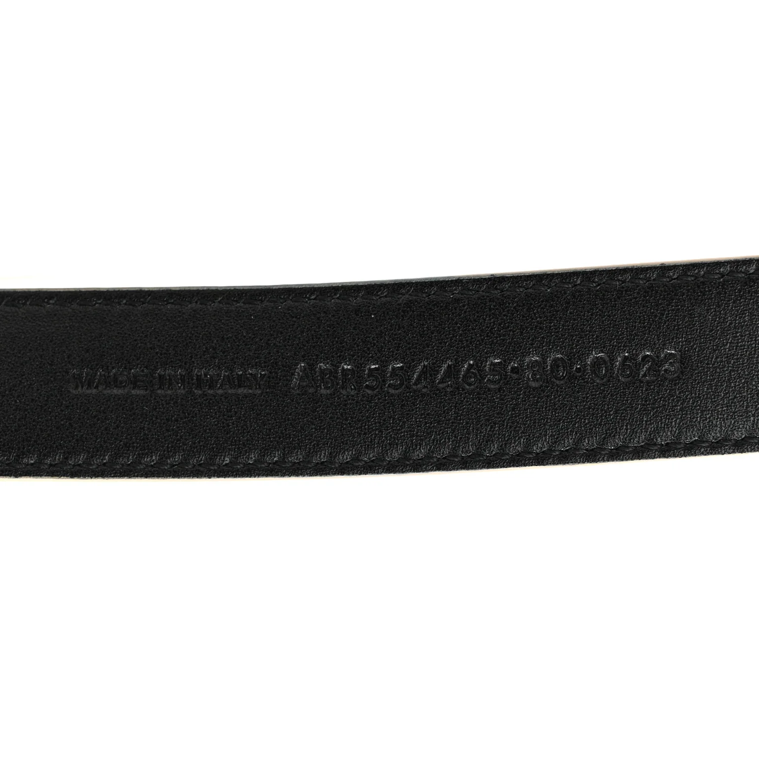 Smooth Calfskin Monogram Square Buckle Belt 80 32 Dark Beige - Image 5