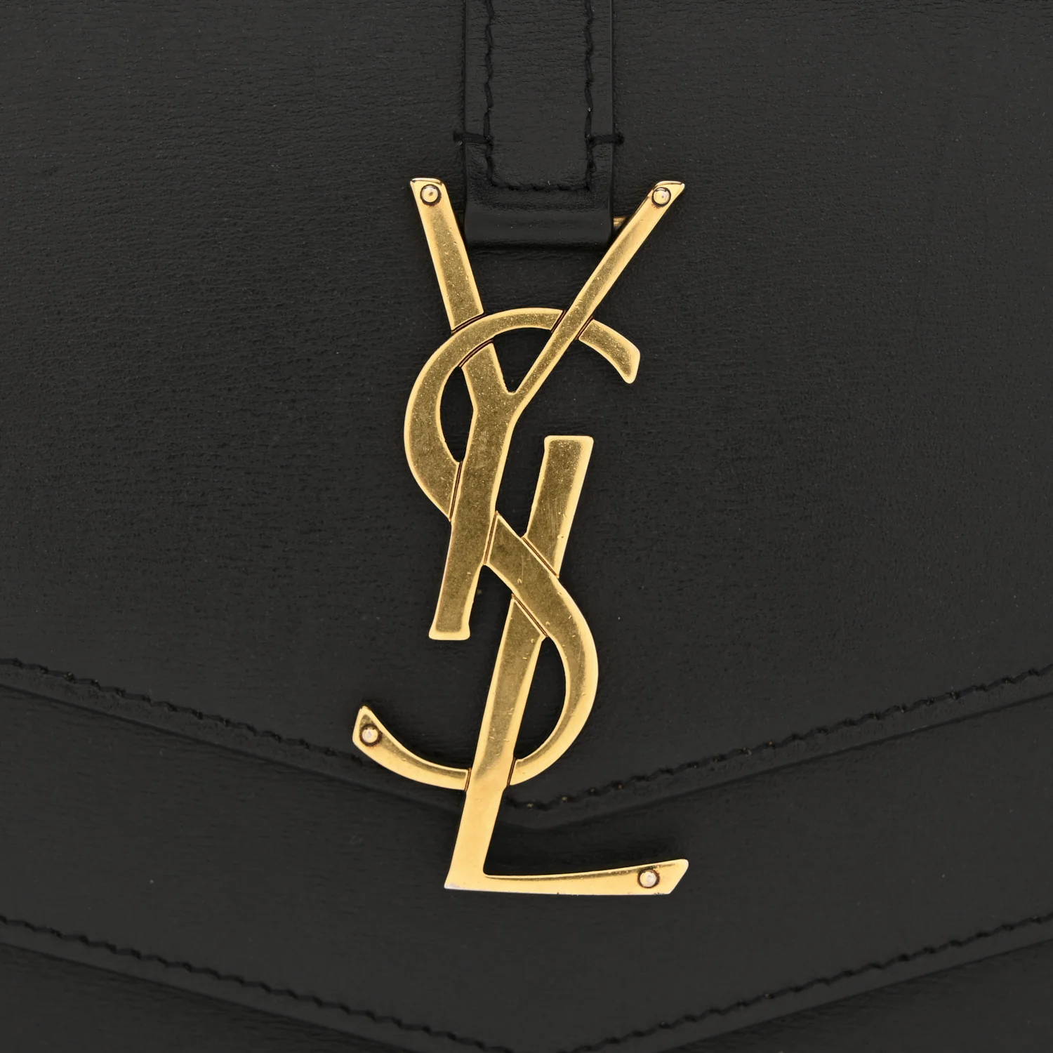 Smooth Calfskin Monogram Sulpice Chain Wallet Black - Image 11