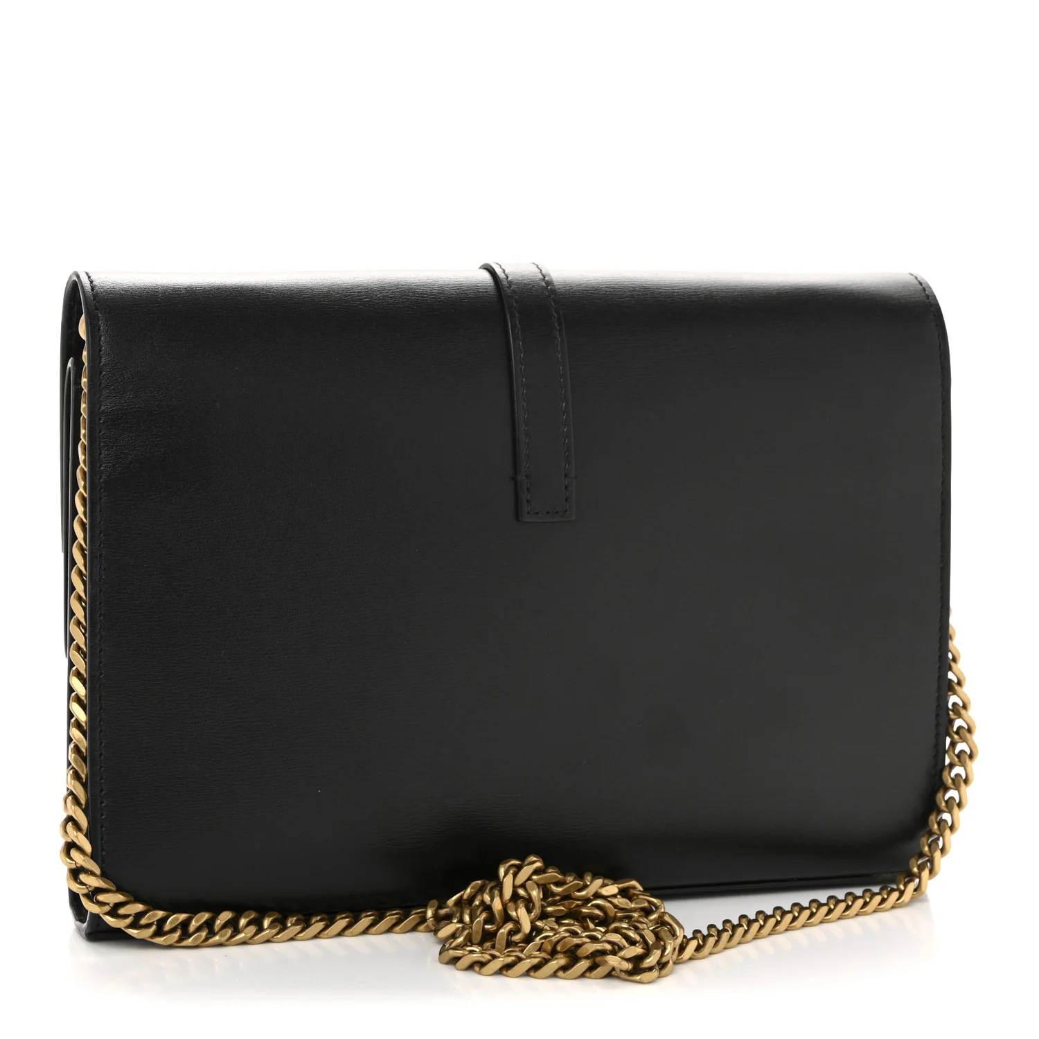 Smooth Calfskin Monogram Sulpice Chain Wallet Black - Image 3