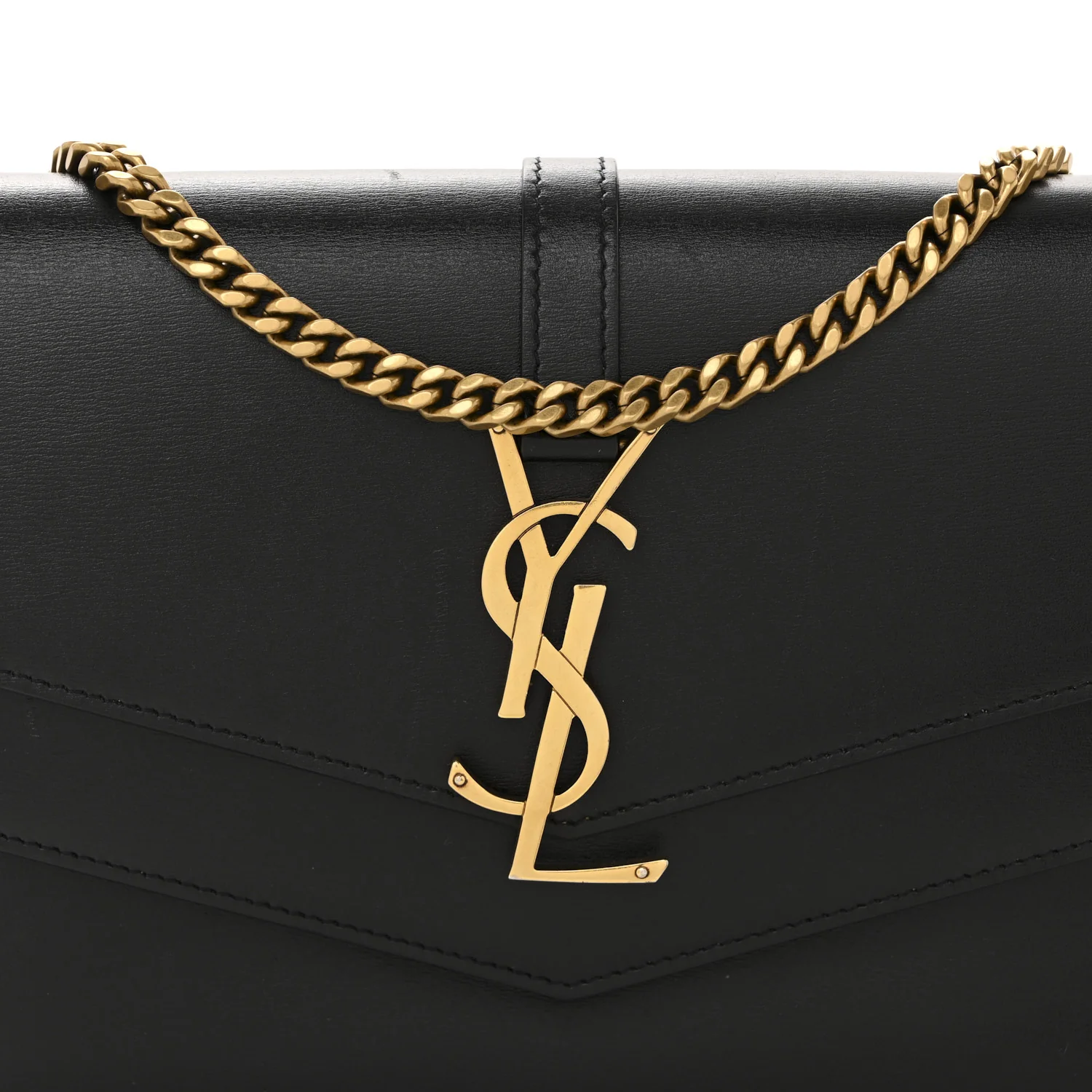 Smooth Calfskin Monogram Sulpice Chain Wallet Black - Image 7
