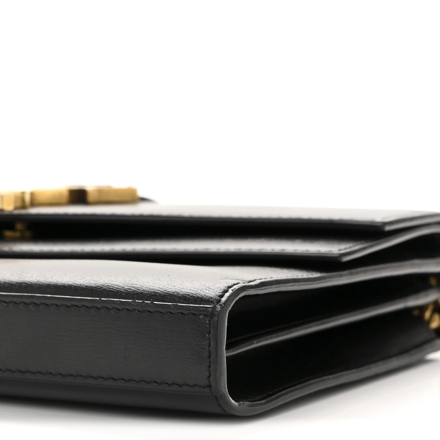 Smooth Calfskin Monogram Sulpice Chain Wallet Black - Image 9
