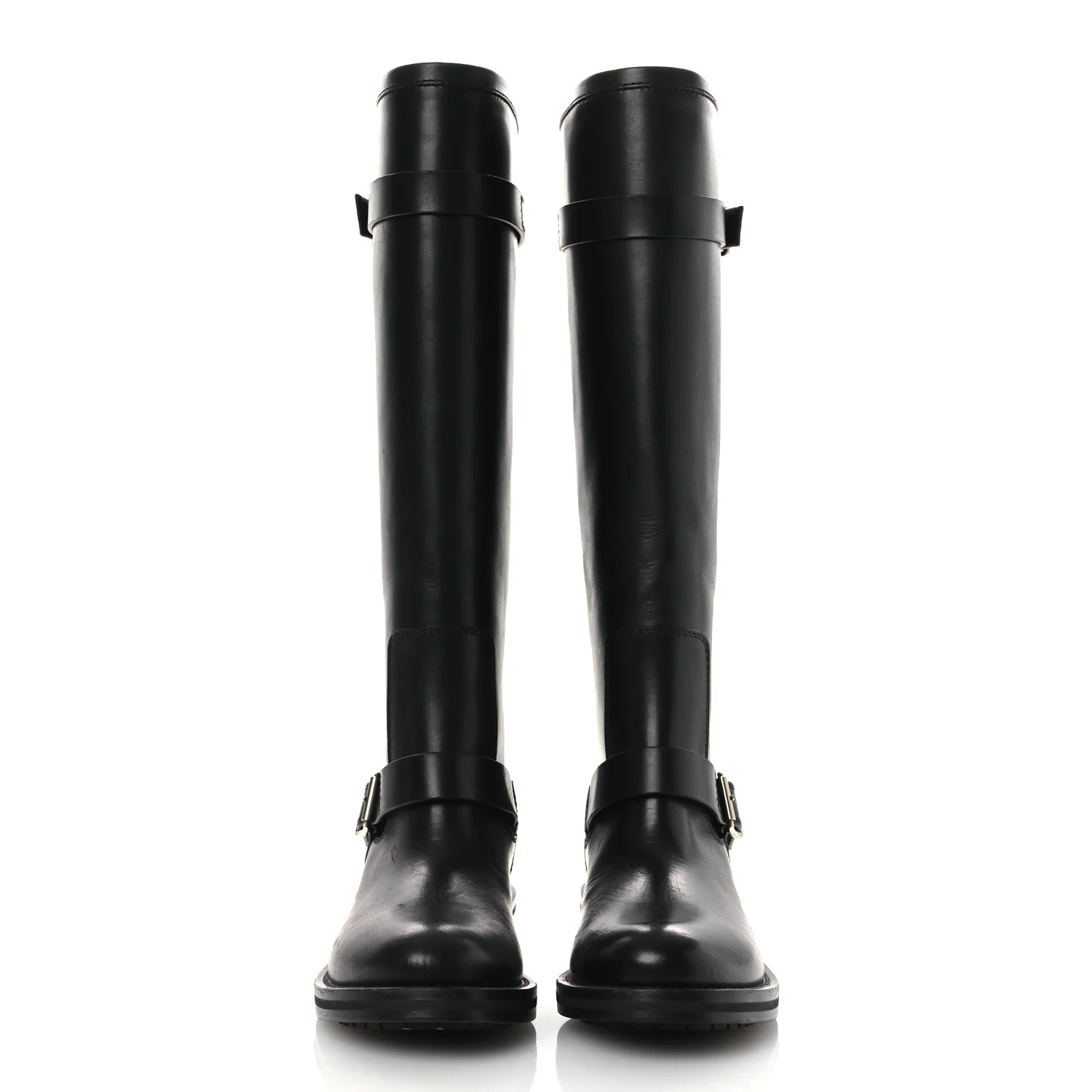 Smooth Calfskin River Boots 38 Black - Image 3