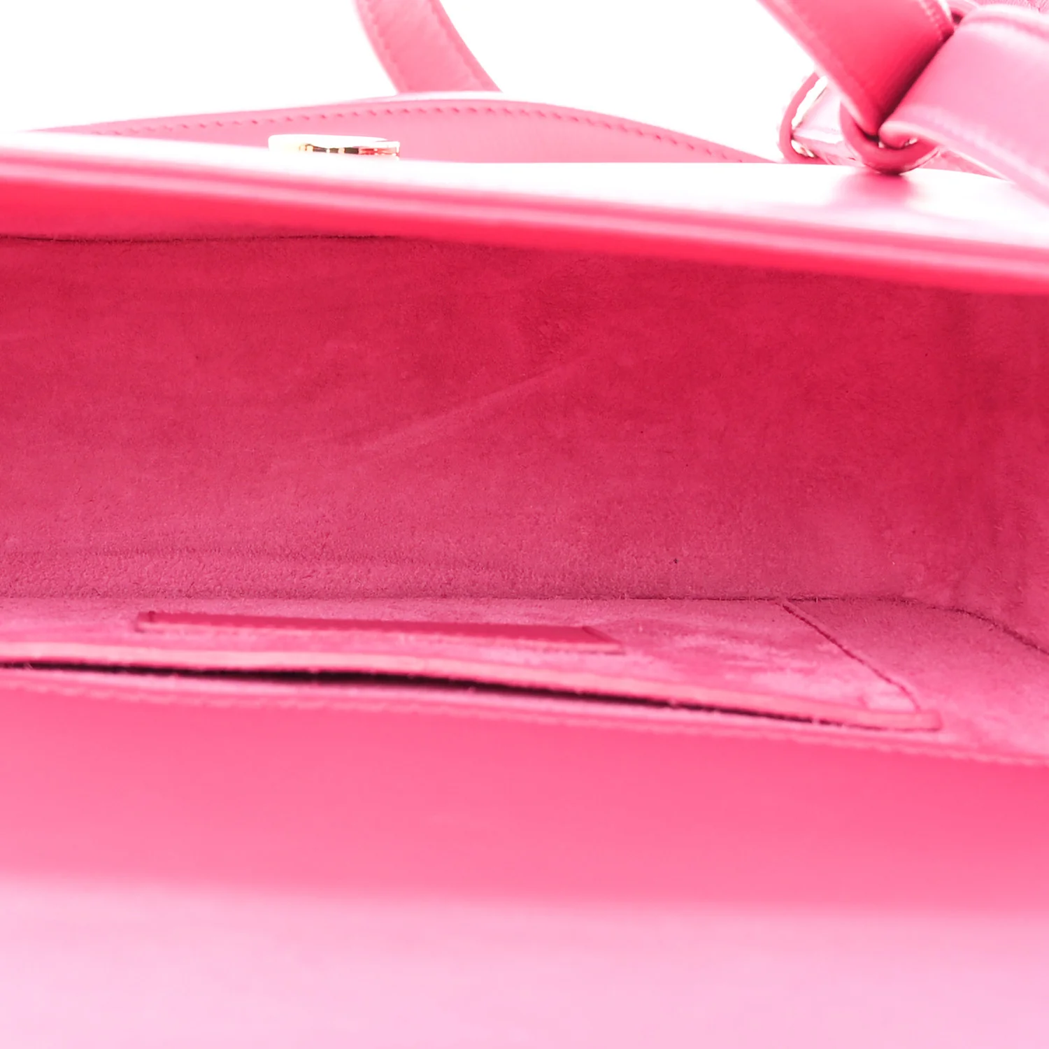 Smooth Calfskin Small Classic Monogram Universite Bag Fuchsia - Image 5