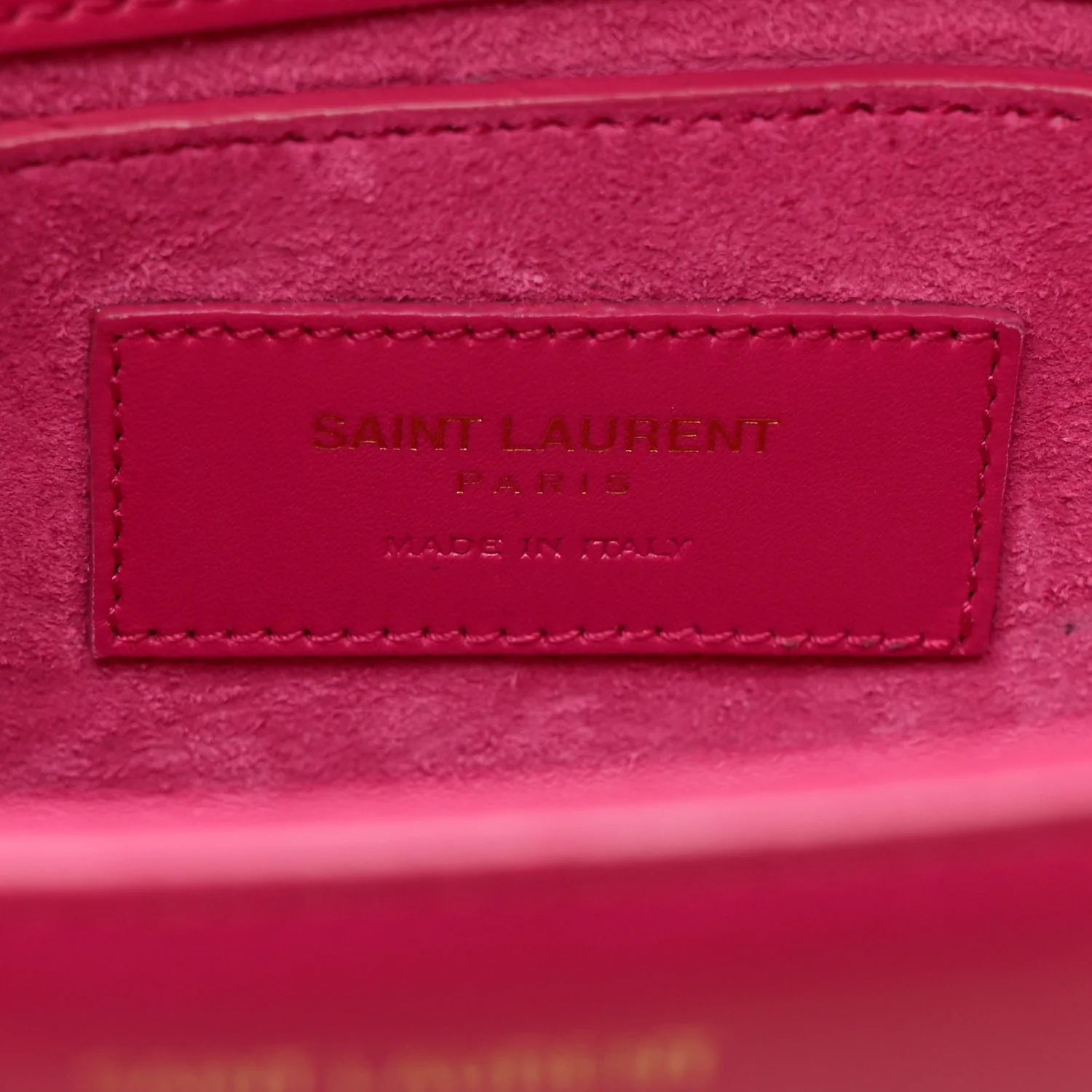 Smooth Calfskin Small Classic Monogram Universite Bag Fuchsia - Image 6