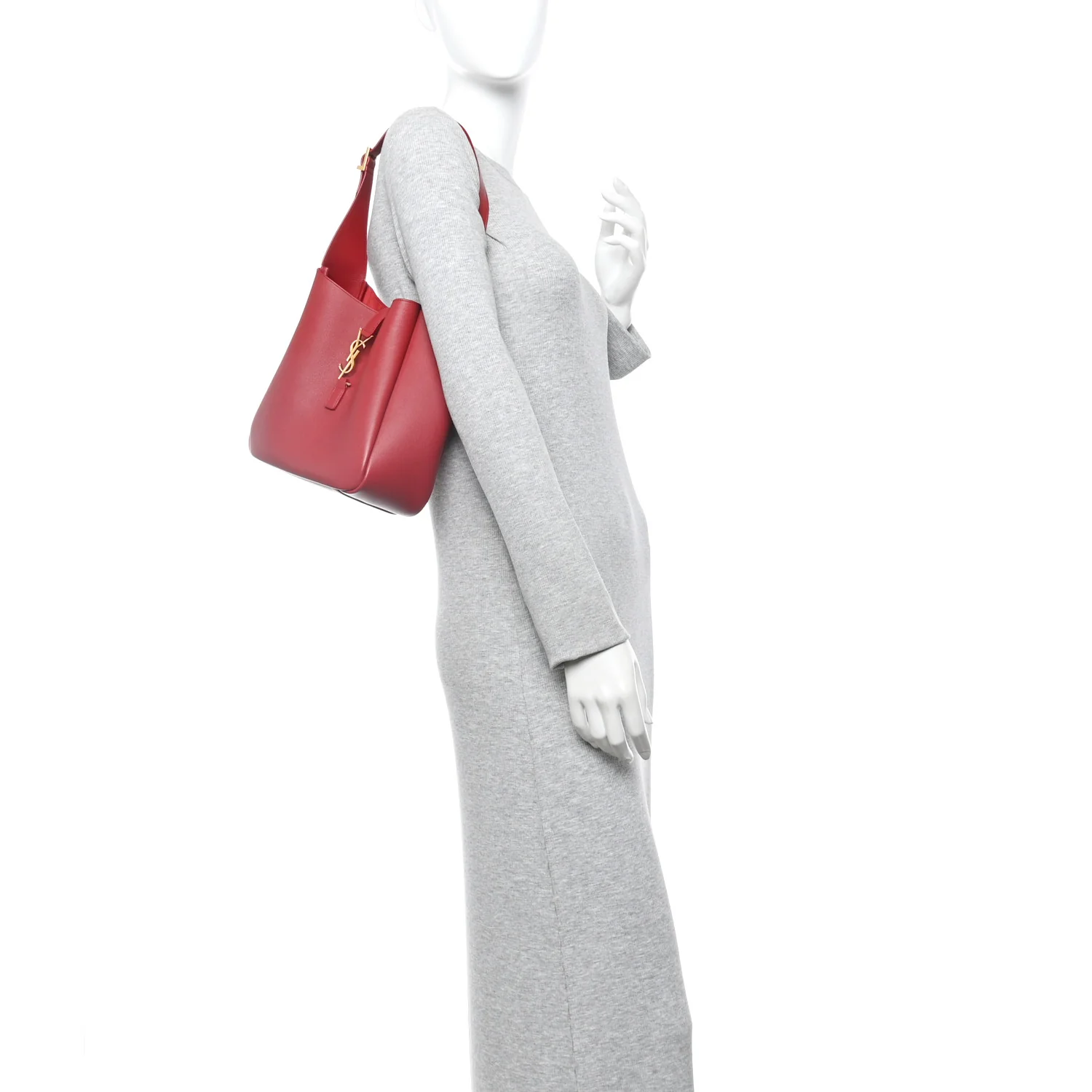 Smooth Calfskin Small Le 5 A 7 Soft Hobo Red Danger - Image 2
