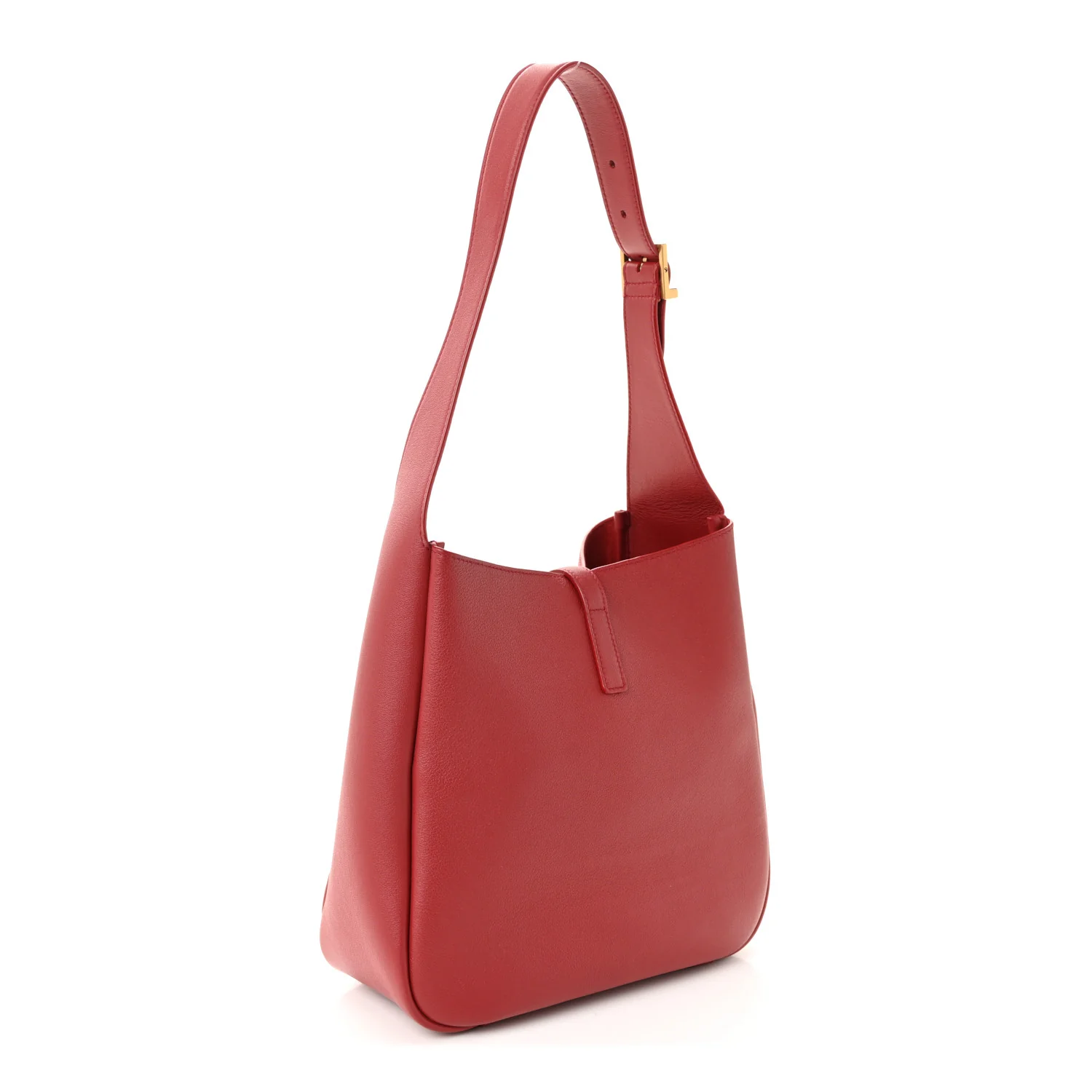 Smooth Calfskin Small Le 5 A 7 Soft Hobo Red Danger - Image 3